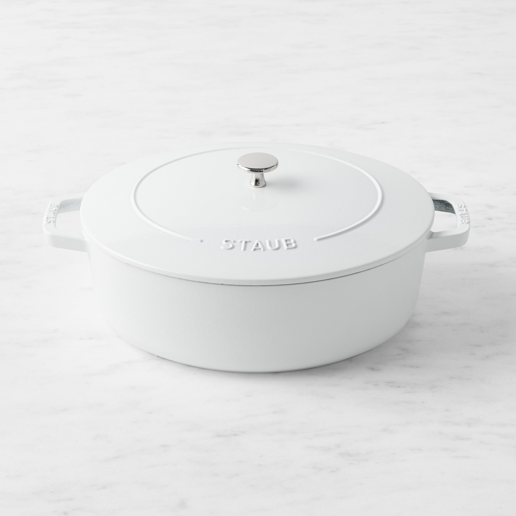 Staub Enameled Cast Iron Wide Oval Dutch Oven, 6 1/4-Qt.