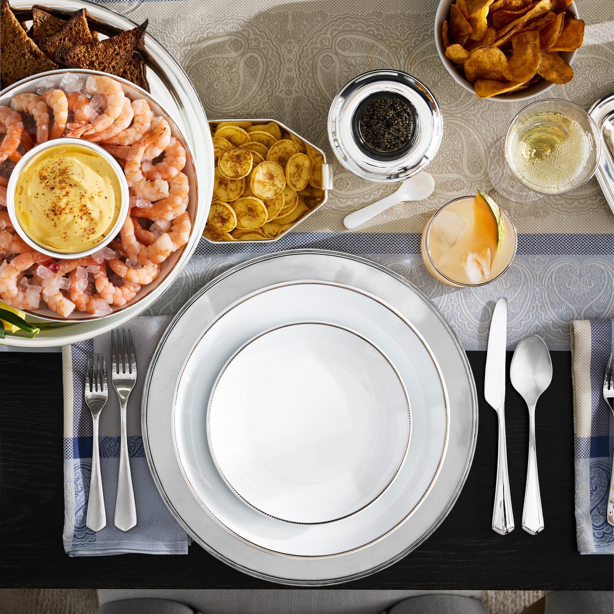 Heirloom Silver Caviar Bowl