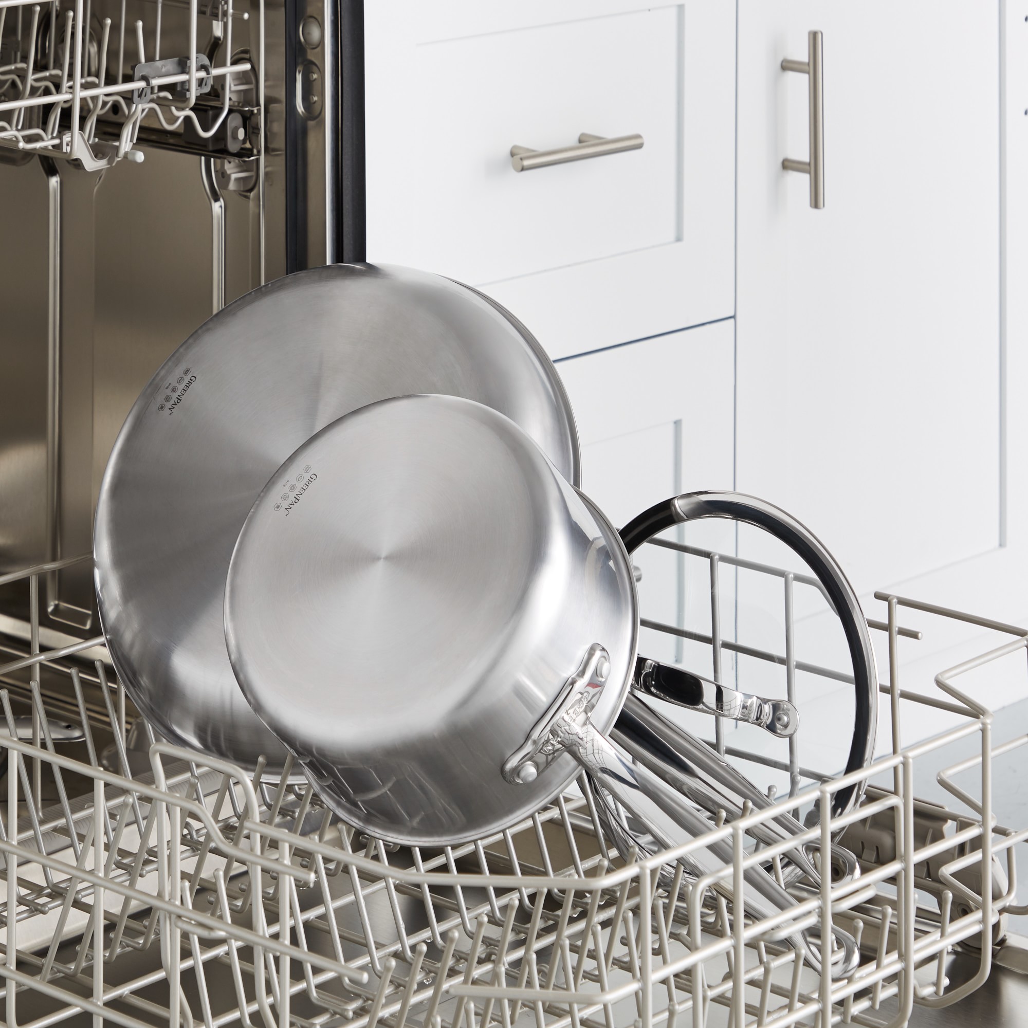 GreenPan™ Premiere Stainless-Steel Ceramic Nonstick 11-Piece Cookware Set
