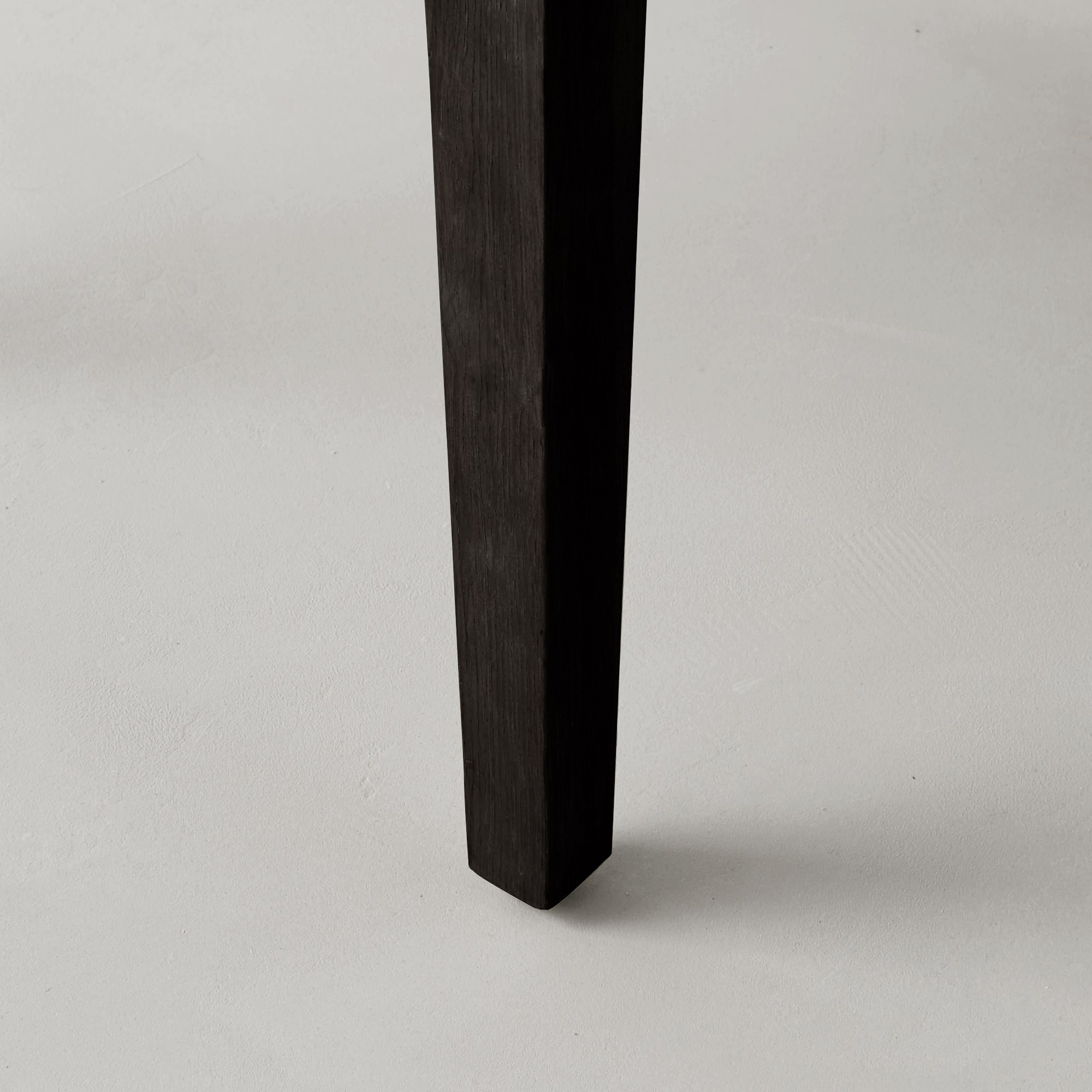 Fitzgerald Dining Side Chair, Perennials Performance Basketweave, White, Ebony Leg