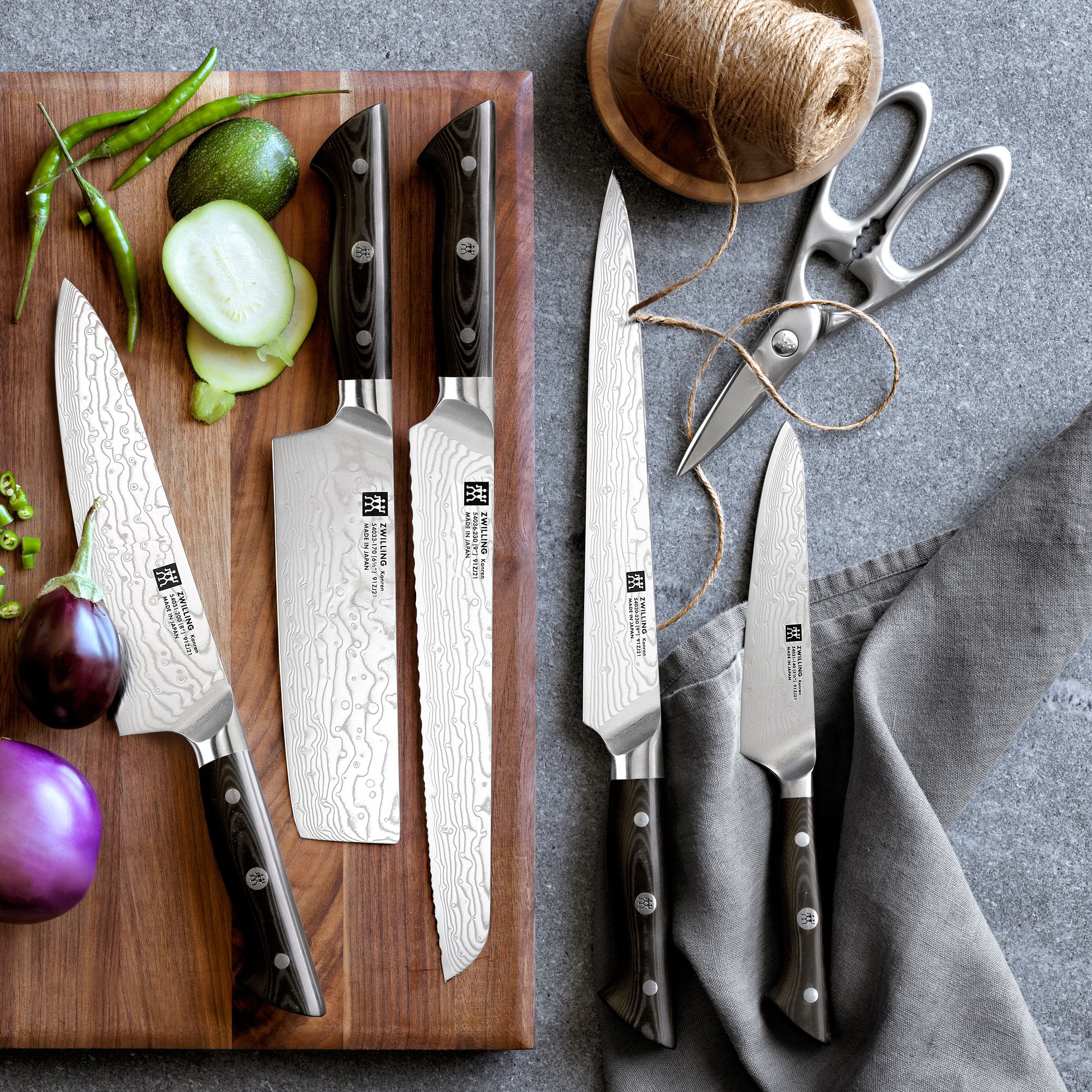 Zwilling Kanren Nakiri Knife, 6 1/2