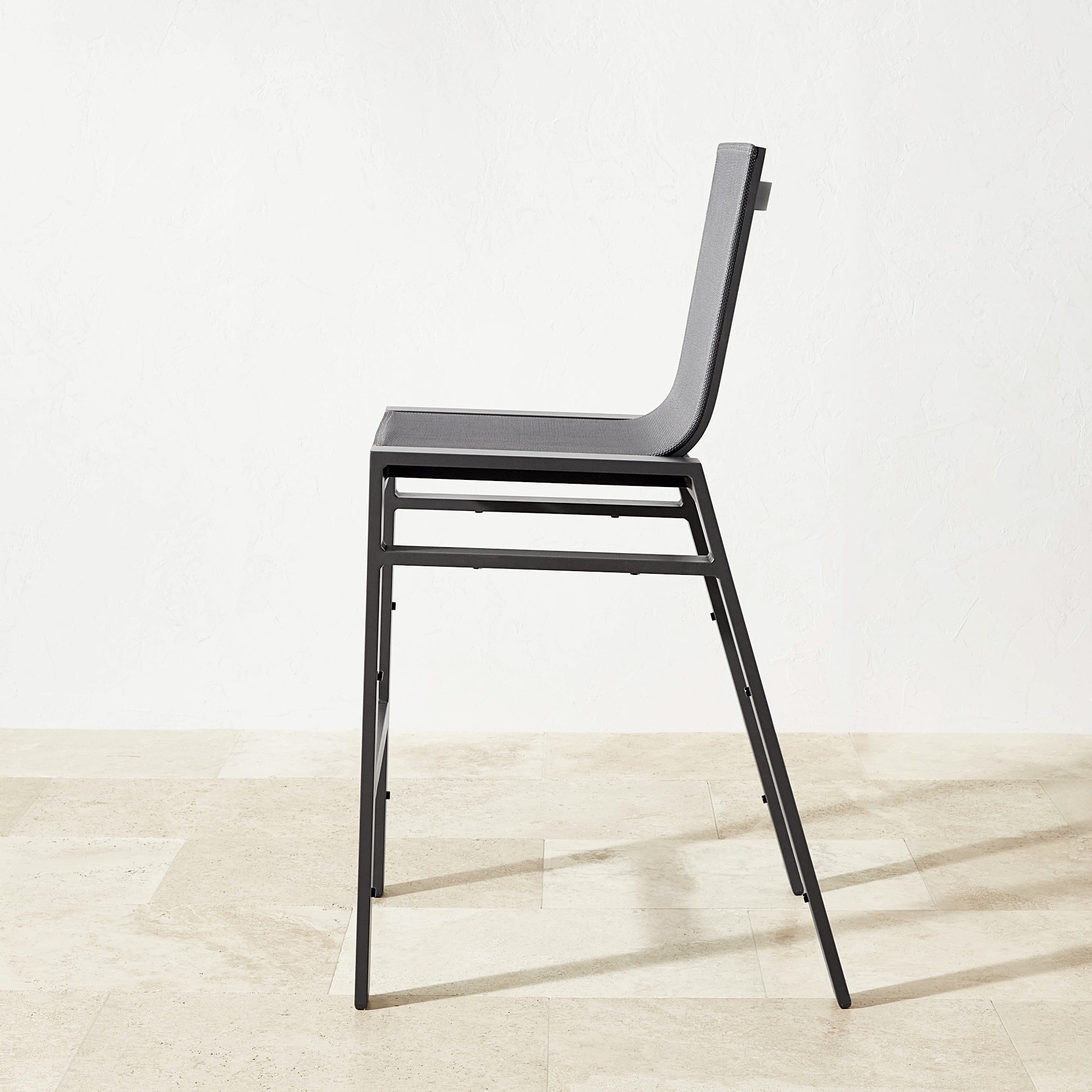 Santa Barbara Outdoor Metal Bar Stool