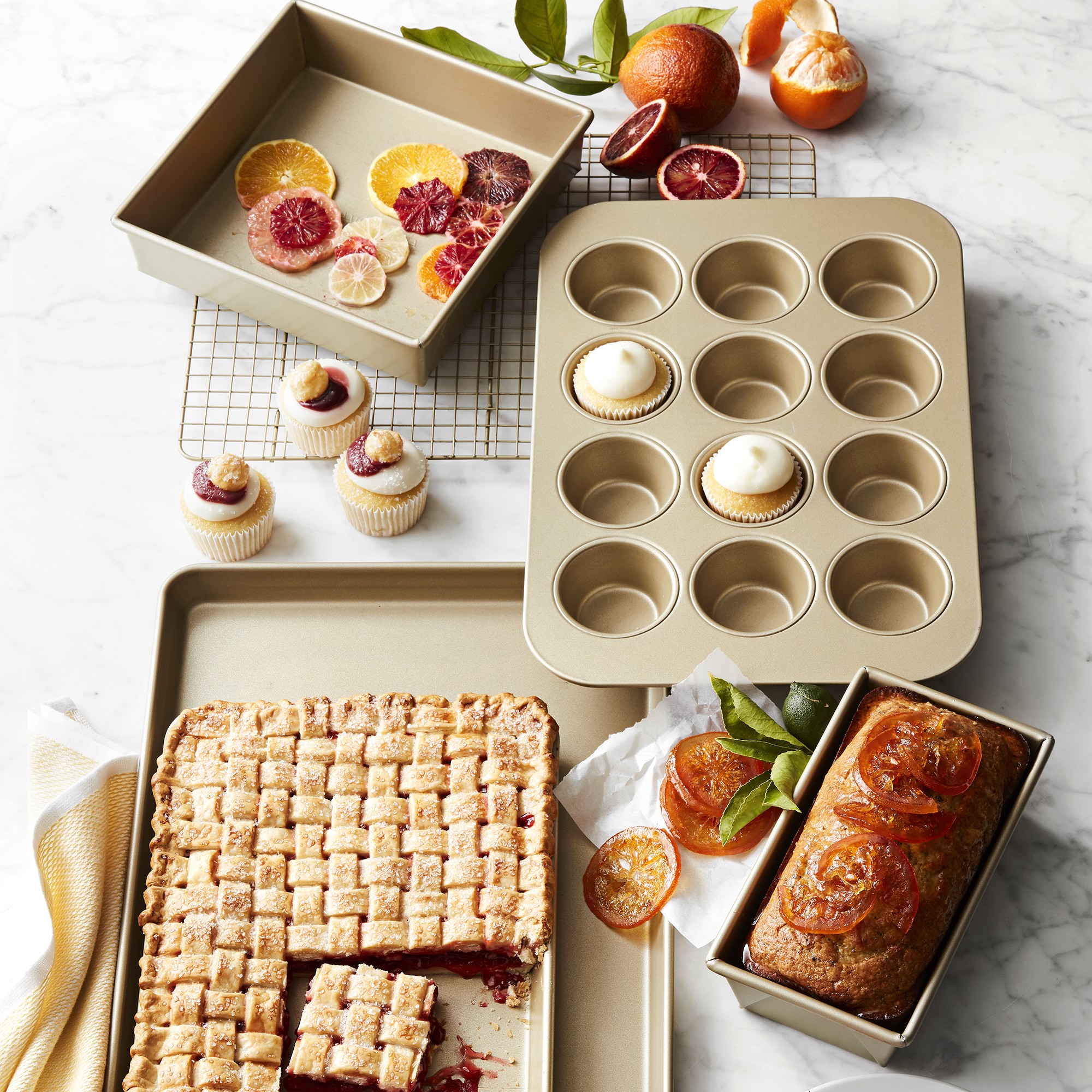 Williams Sonoma Goldtouch® Pro Nonstick Bakeware, Ultimate Set of 6