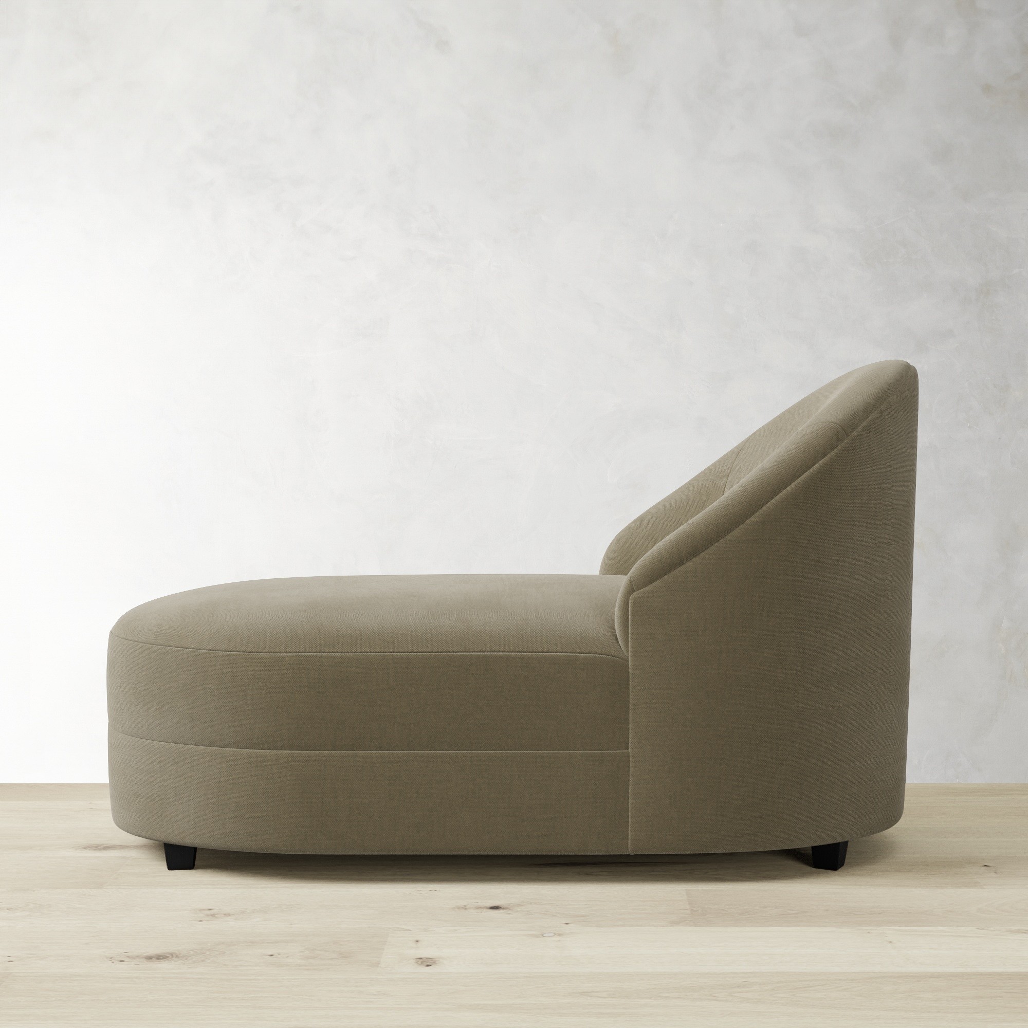 Capri Upholstered Stand Alone Chaise (60