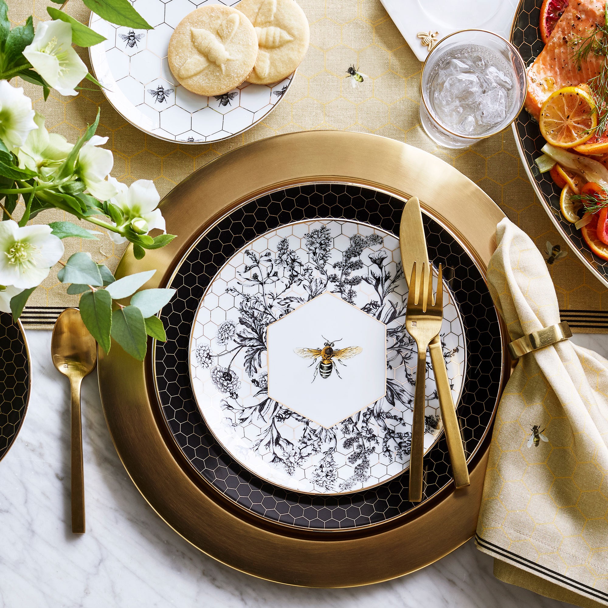 Bee Salad Plates