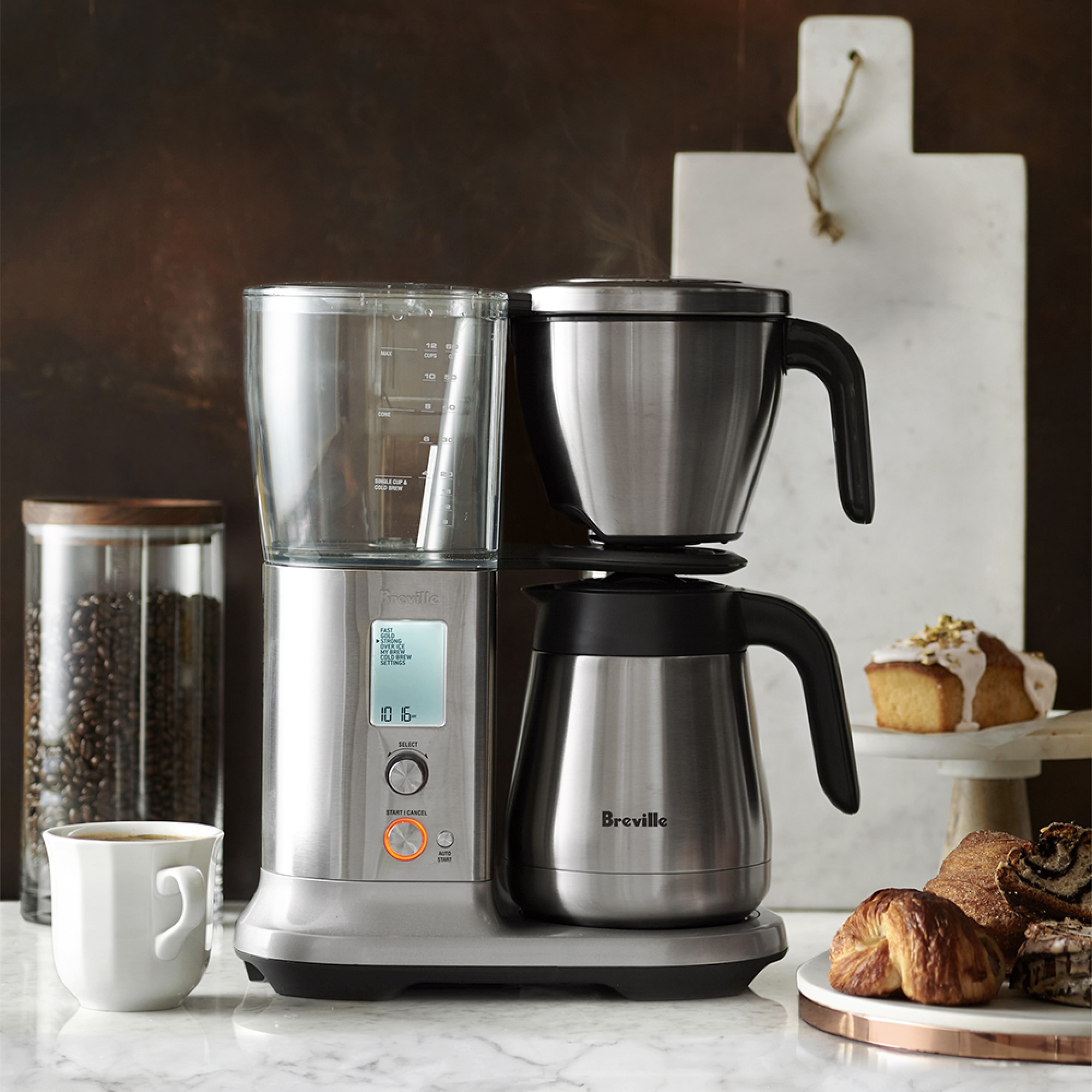Breville Precision Brewer® 12-Cup Drip Coffee Maker with Thermal Carafe
