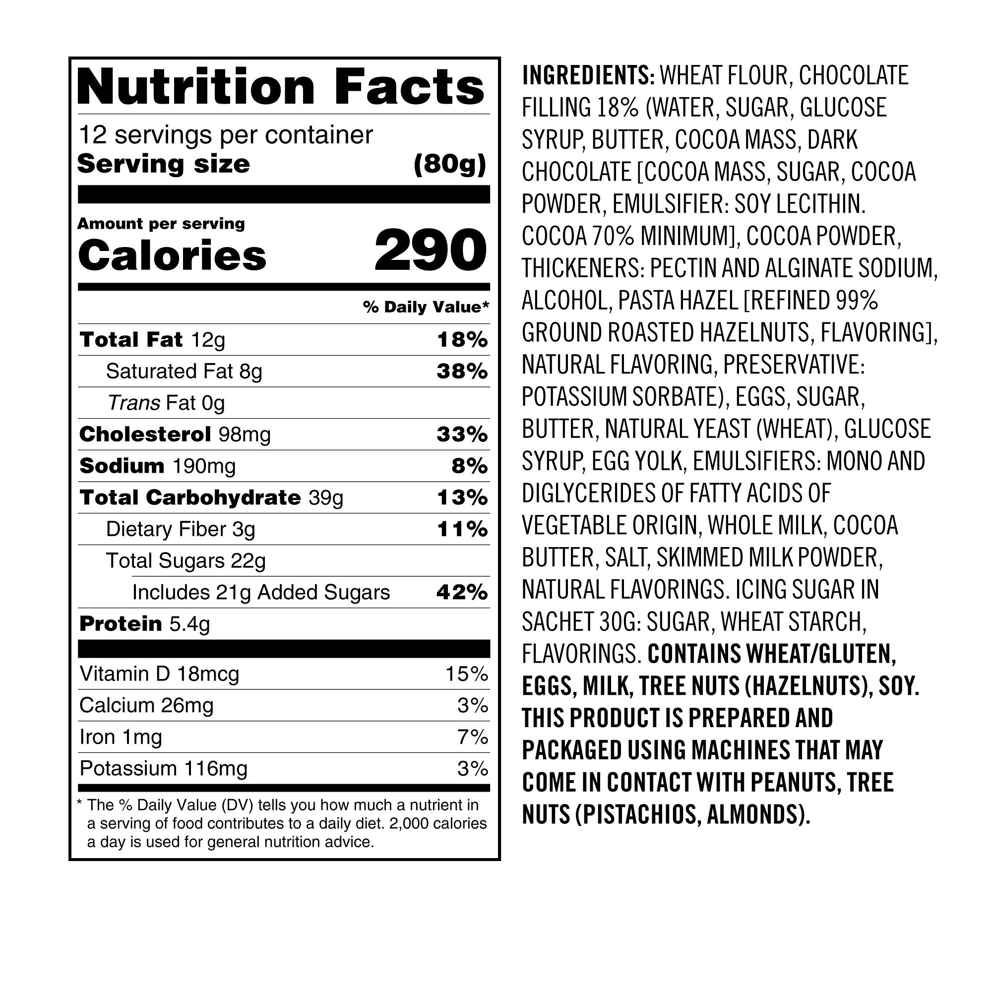 Scarpato Panettone, Serves 12