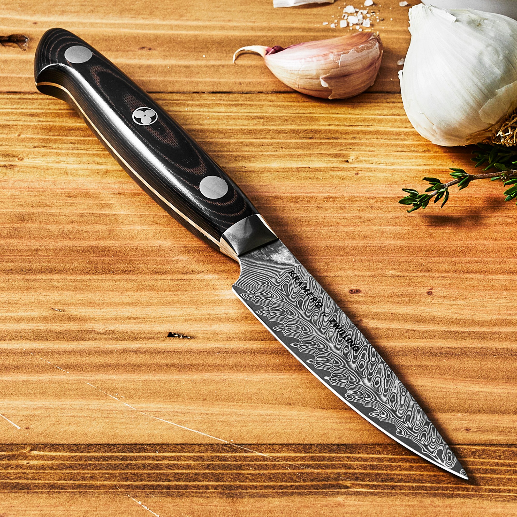 Zwilling Bob Kramer Damascus Steel Paring Knife, 3 1/2