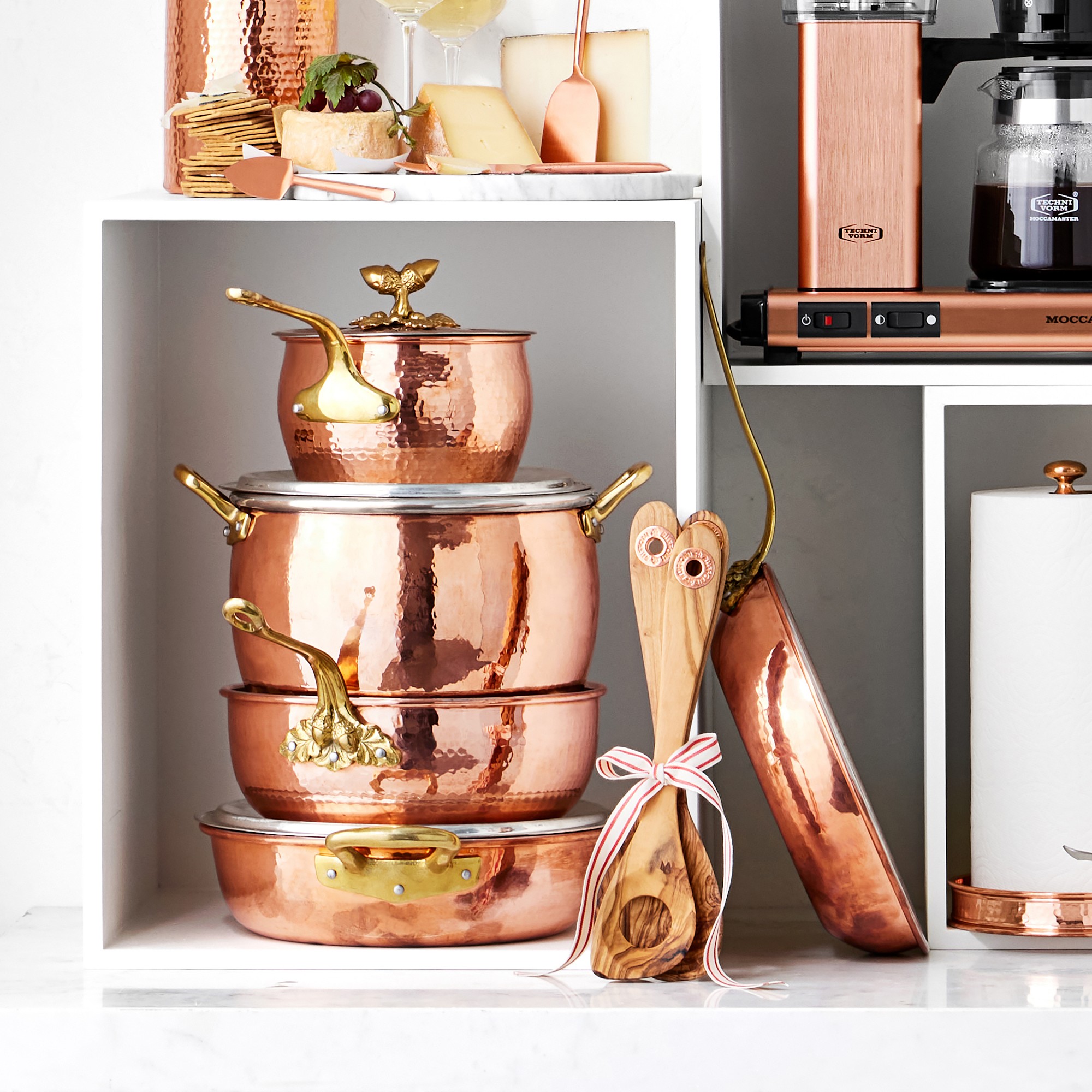 Ruffoni Historia Hammered Copper 15-Piece Cookware Set