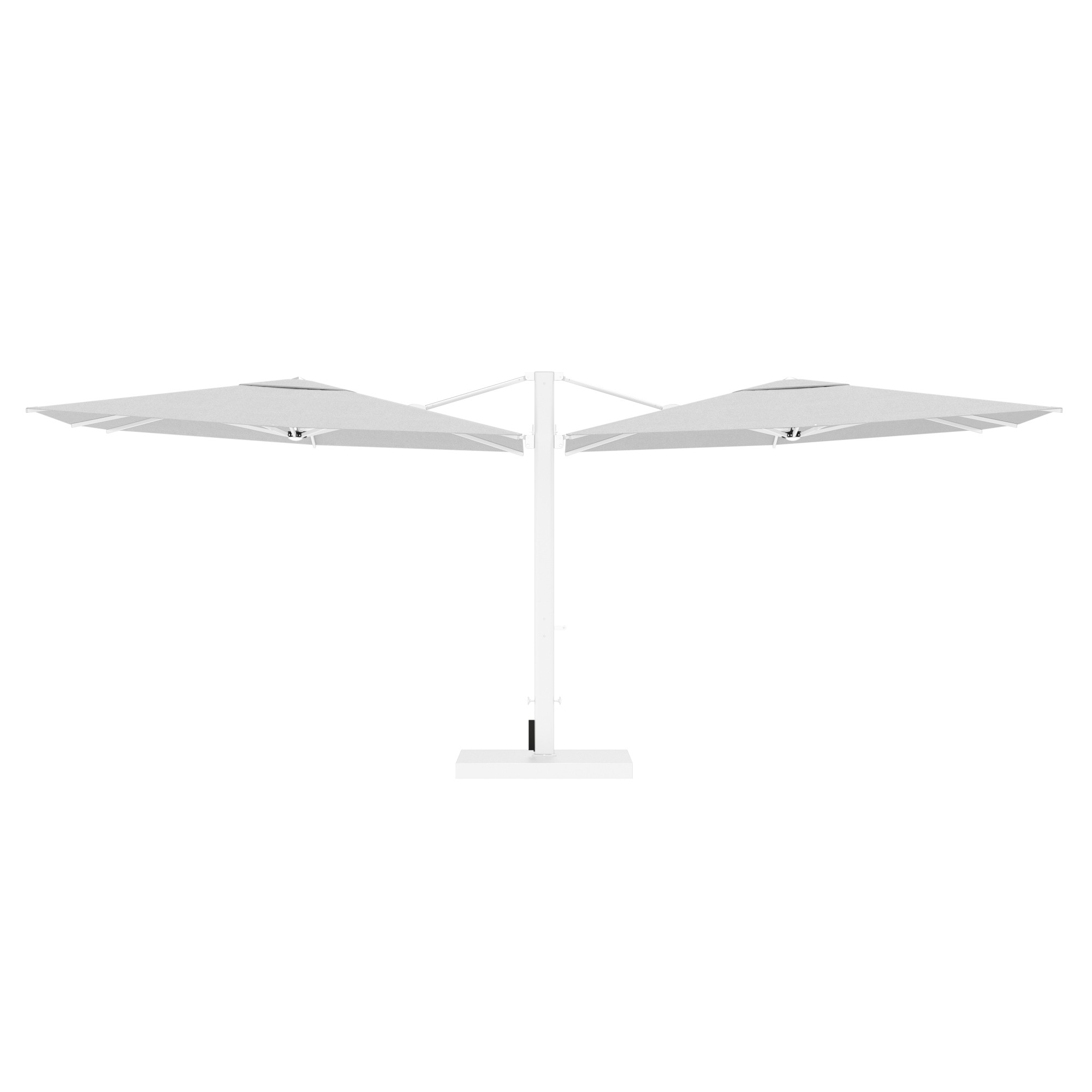 10' Sqaure Performance Dual Cantilever Umbrella