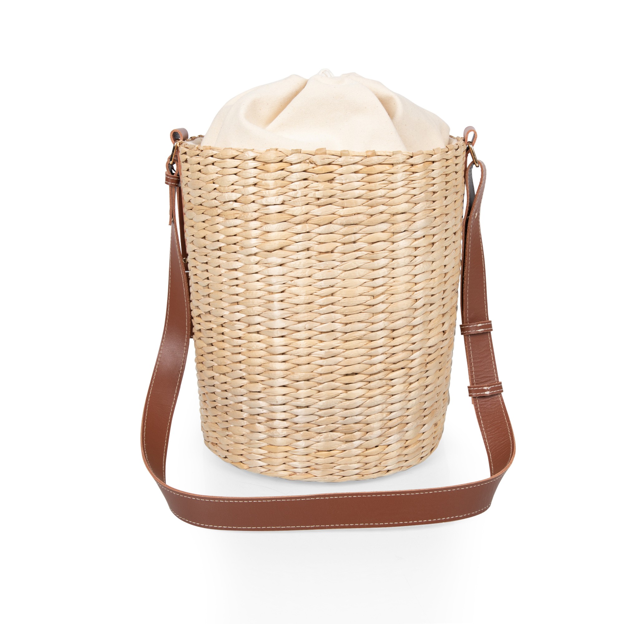 Palermo Rush Insulated Bucket Tote with Leather Straps