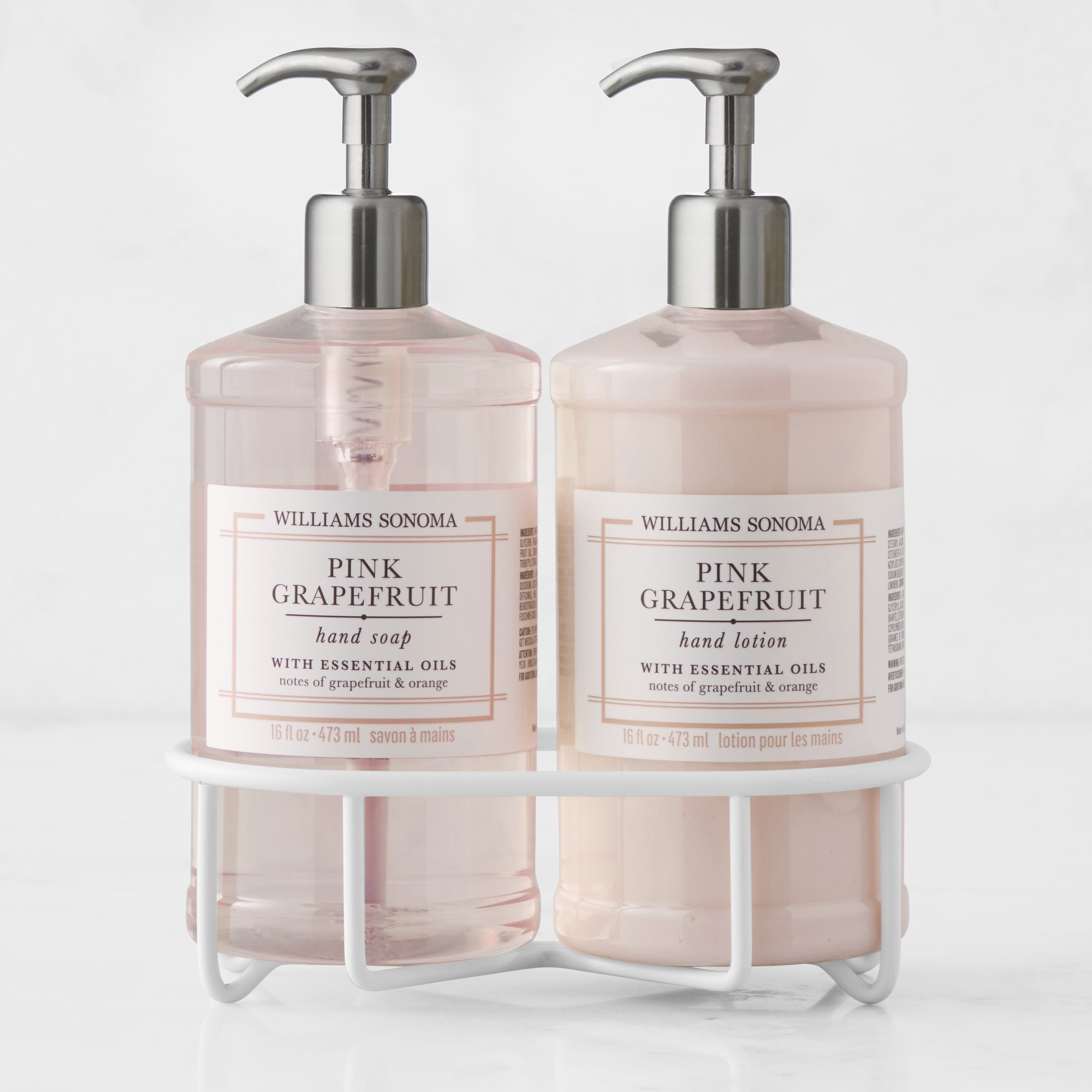 Williams Sonoma Pink Grapefruit Soap & Lotion 3-Piece Set