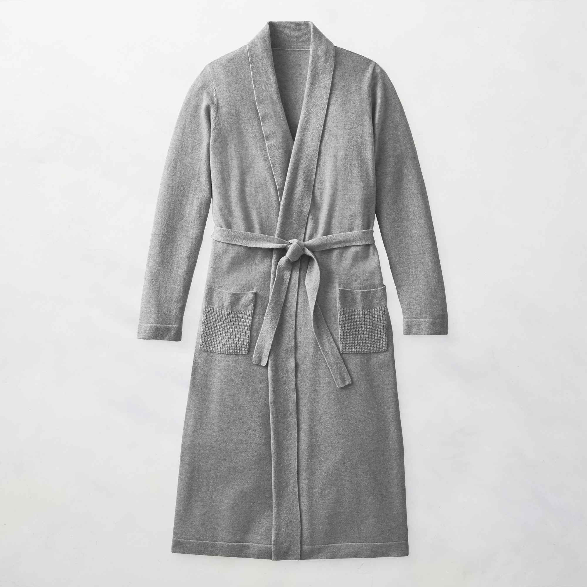 Chambers® Long Cashmere Robe, Grey