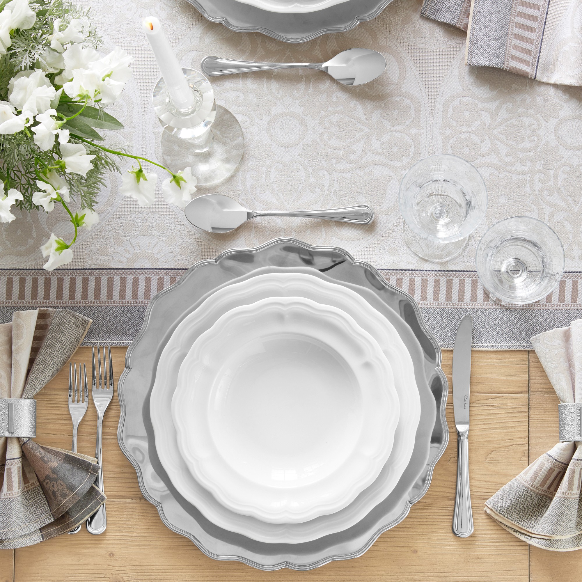 Pillivuyt Queen Anne Porcelain Salad Plates