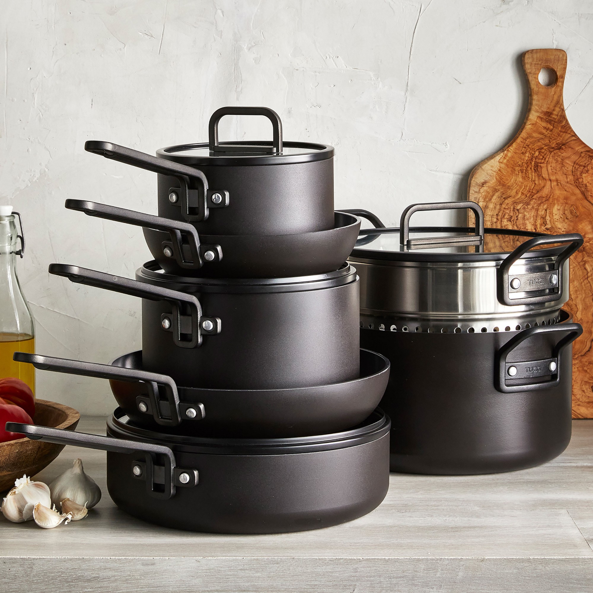 GreenPan™ Stanley Tucci™ Ceramic Nonstick 11-Piece Cookware Set