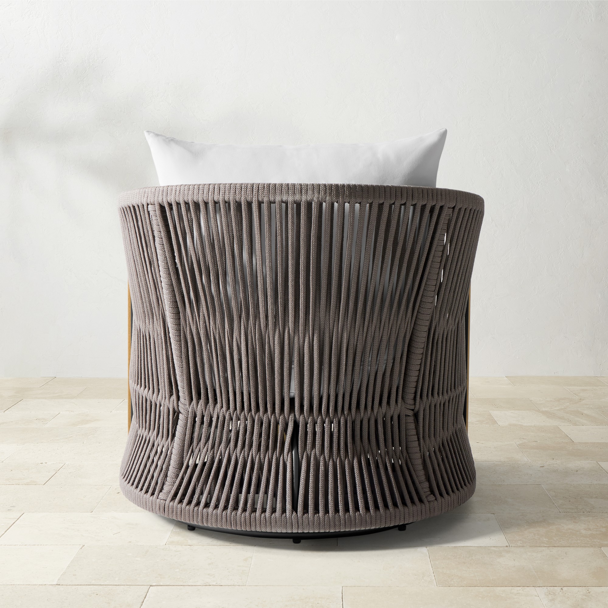 Pasadena Outdoor Teak Swivel Chair