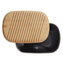 Emile Henry French Ceramic Bread Box