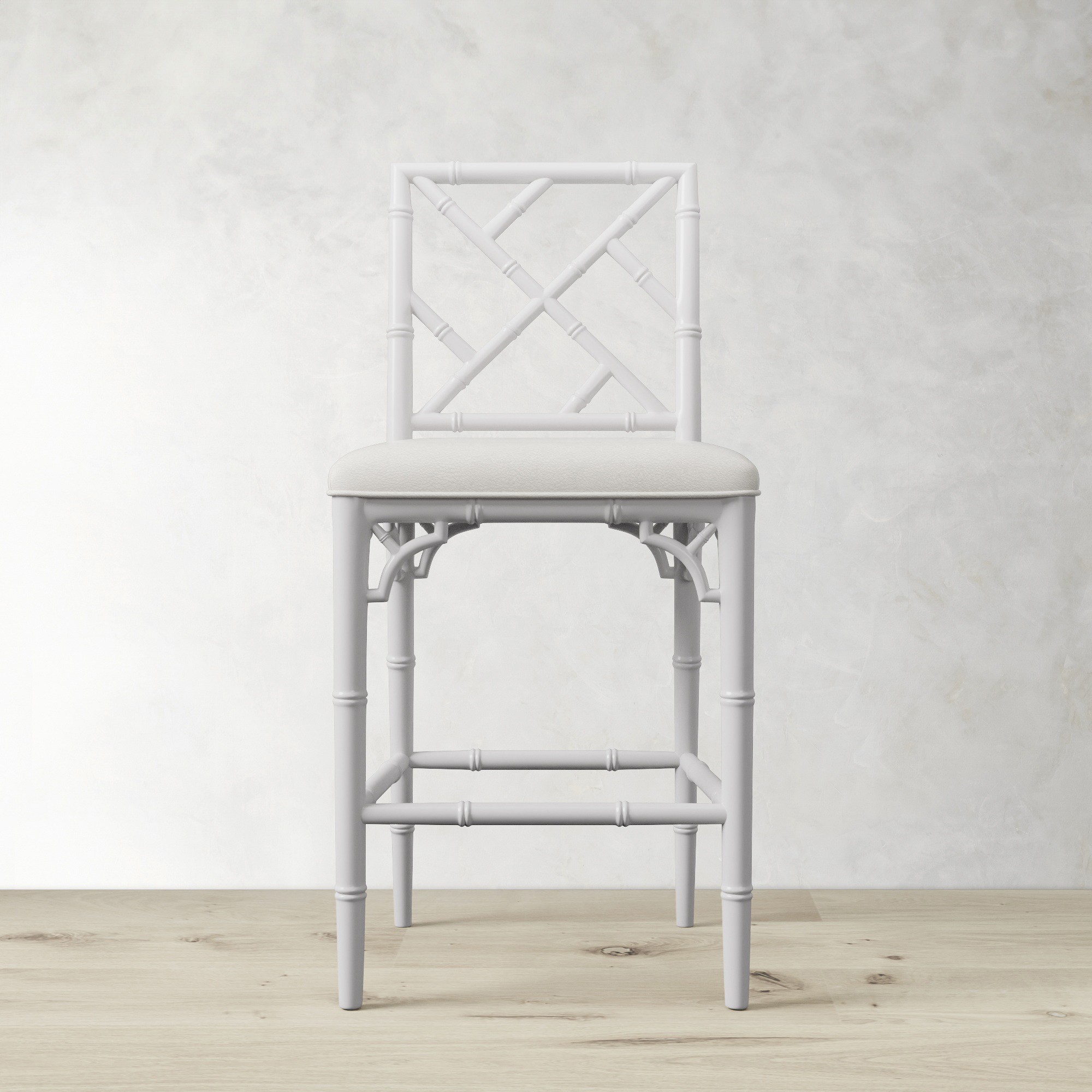 Chippendale Upholstered Bistro Counter Stool