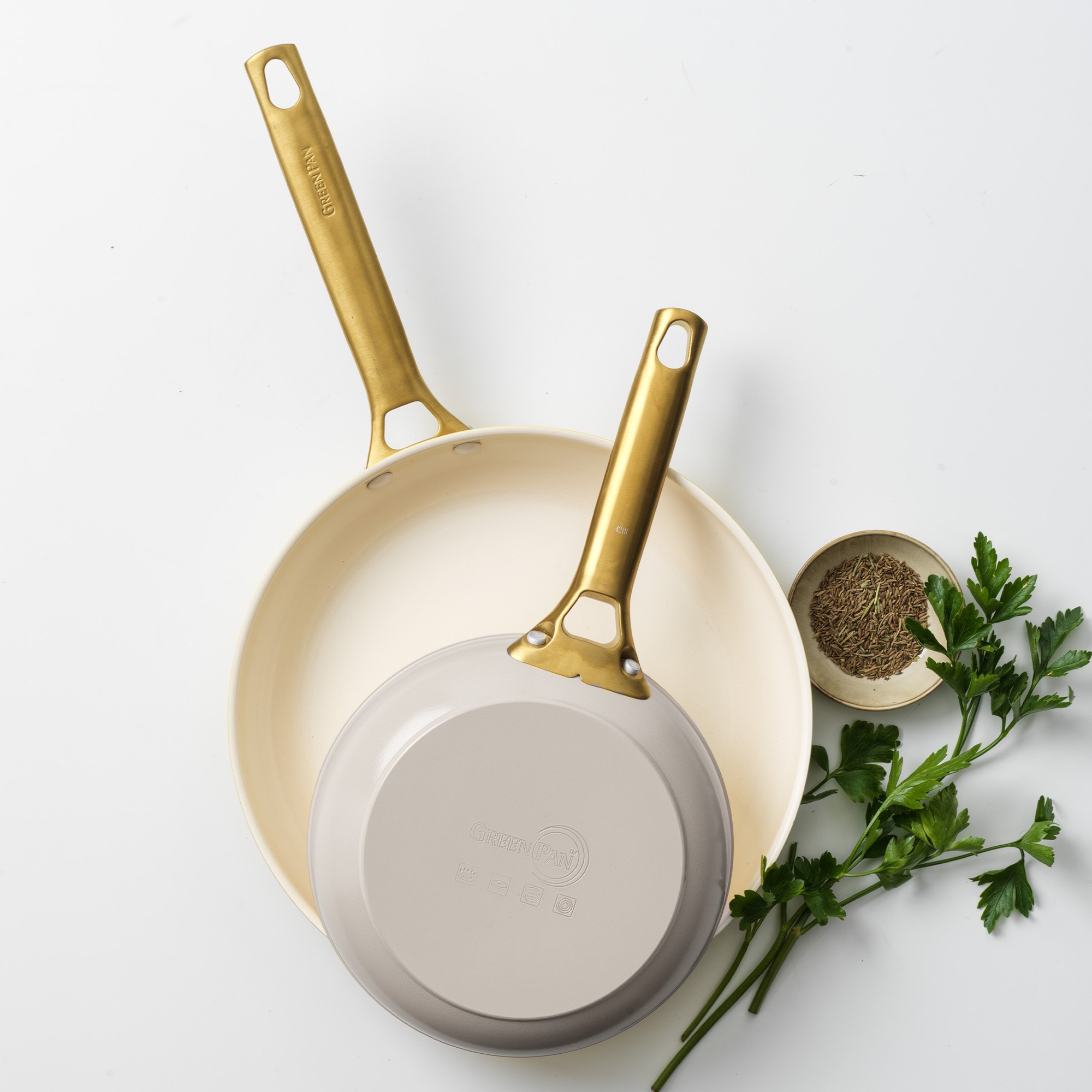 GreenPan™ Reserve Ceramic Nonstick Fry Pan Set of 2
