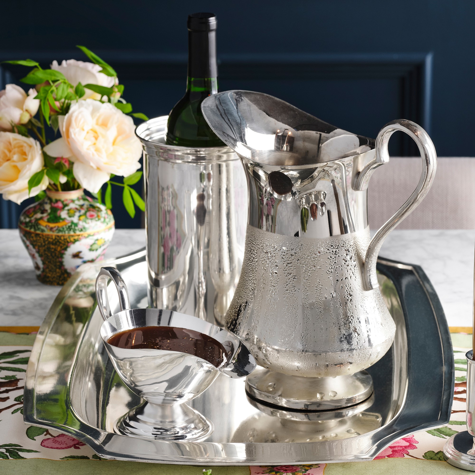 Heirloom Silver Wine Chiller