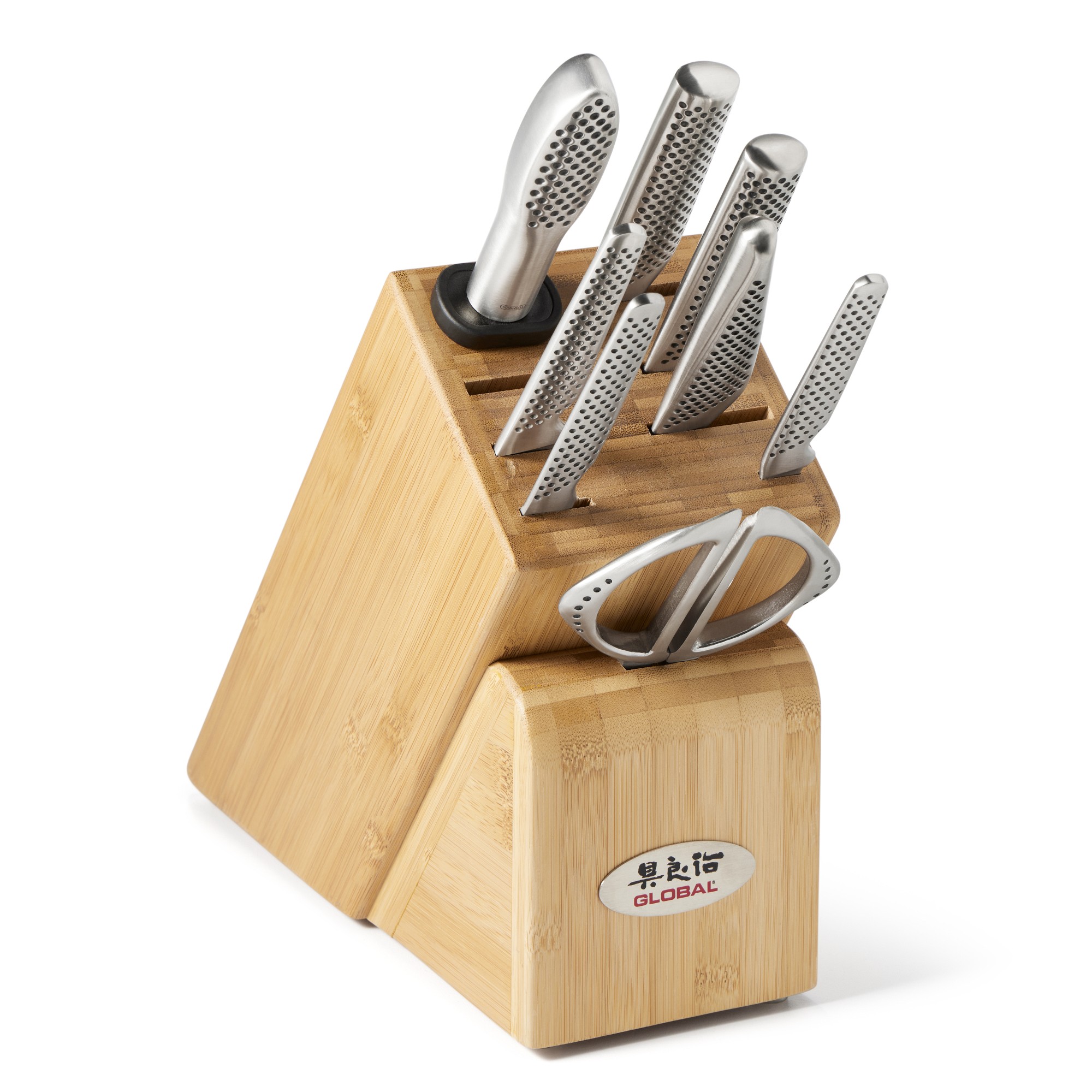 Global Classic Takashi Knife Block, Set of 9