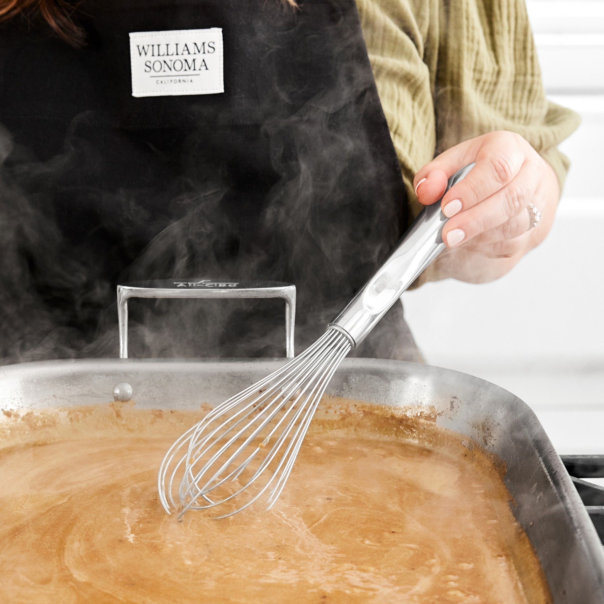 All-Clad D3® Stainless-Steel Flared Roasting Pan with Rack