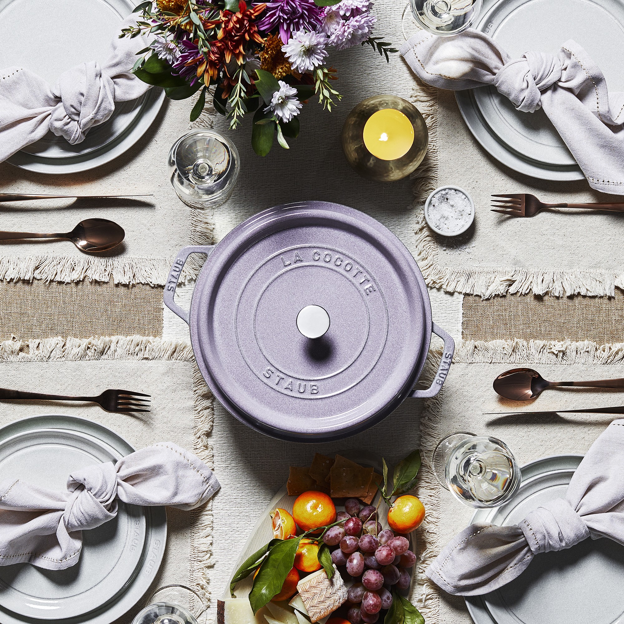 Staub Enameled Cast Iron Round Dutch Oven