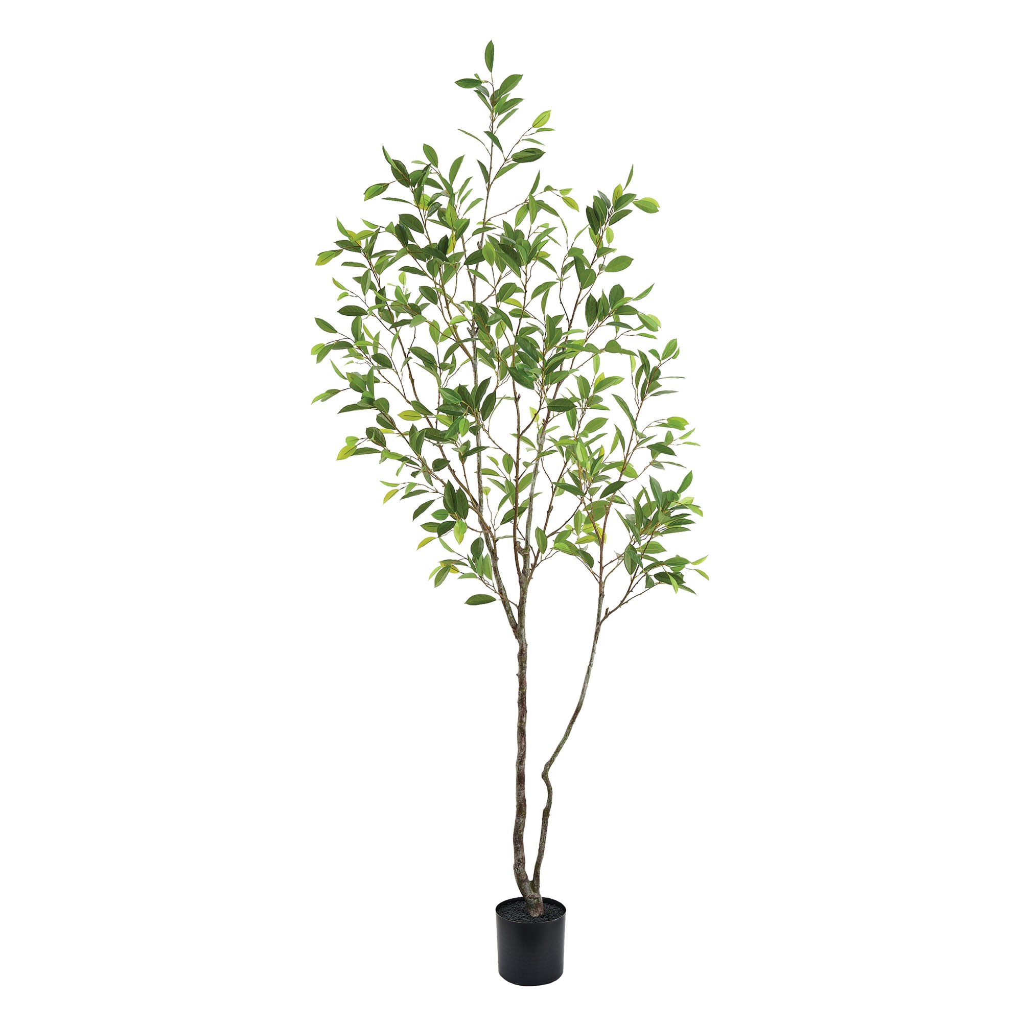 Faux Laurel Tree in Plastic Pot, 96