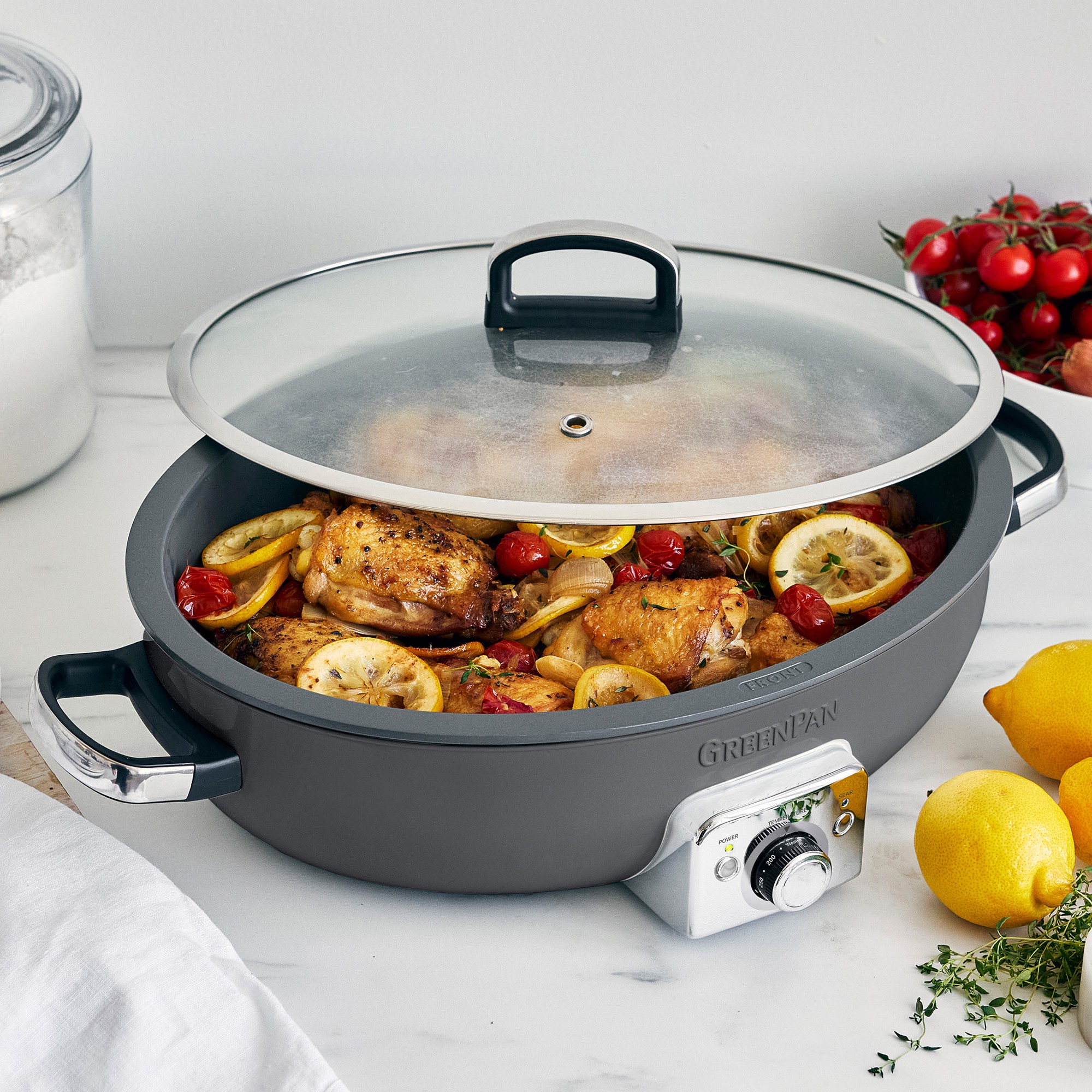 GreenPan™ Elite Ceramic Nonstick Electric Everyday Skillet