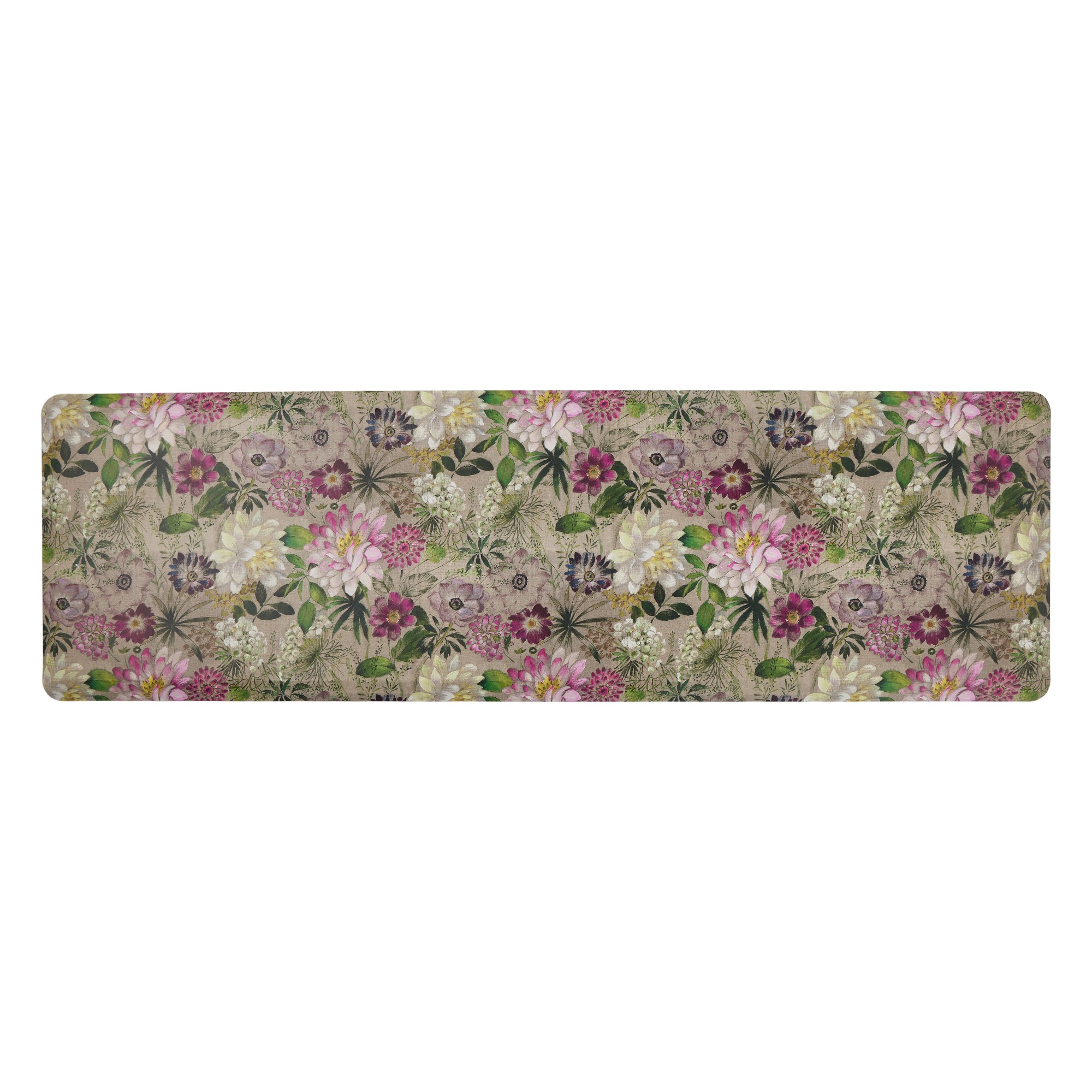 Happy Feet Famille Rose Cushioned Kitchen Mat