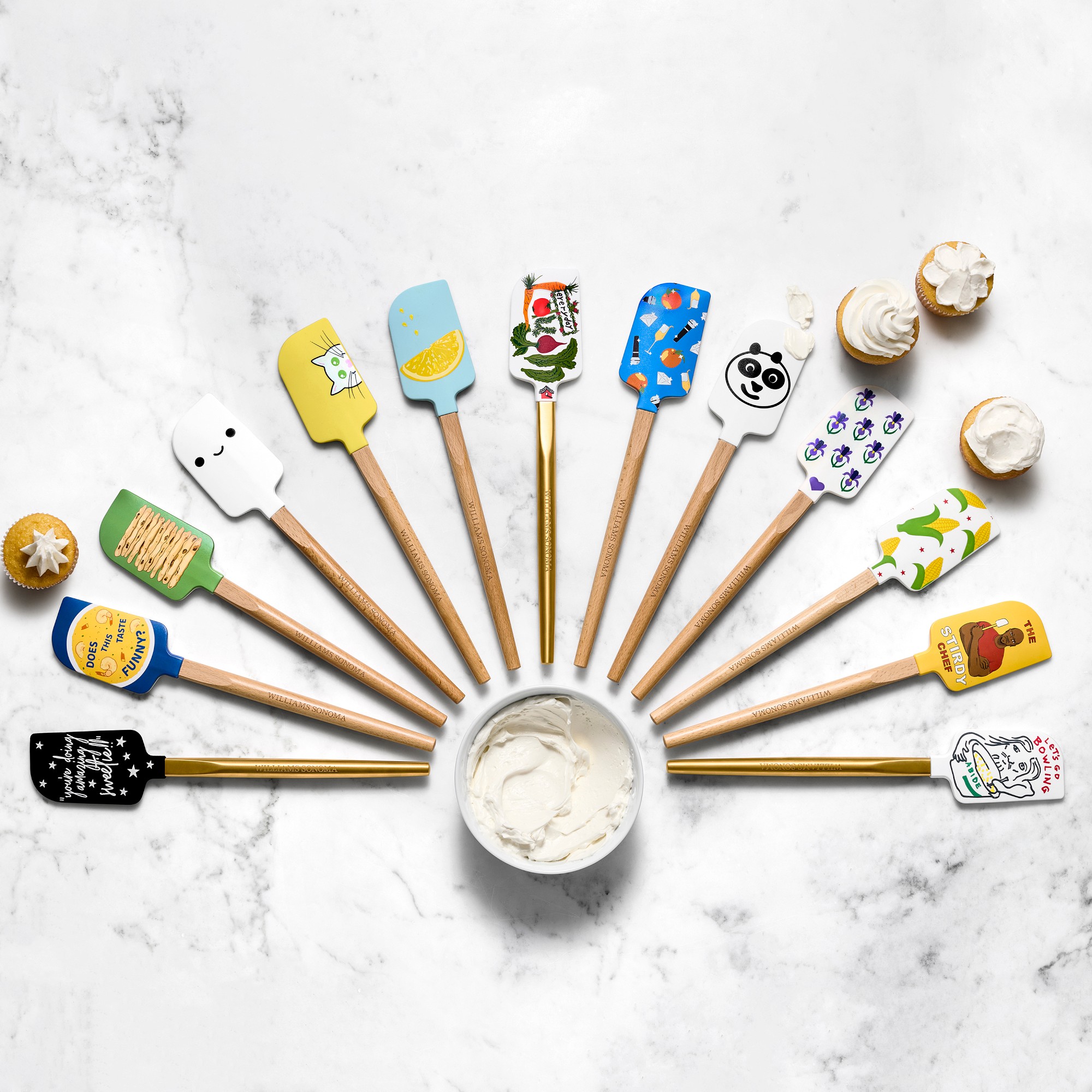 No Kid Hungry® Best of Best Spatula with Gold Handle, Jeff Bridges
