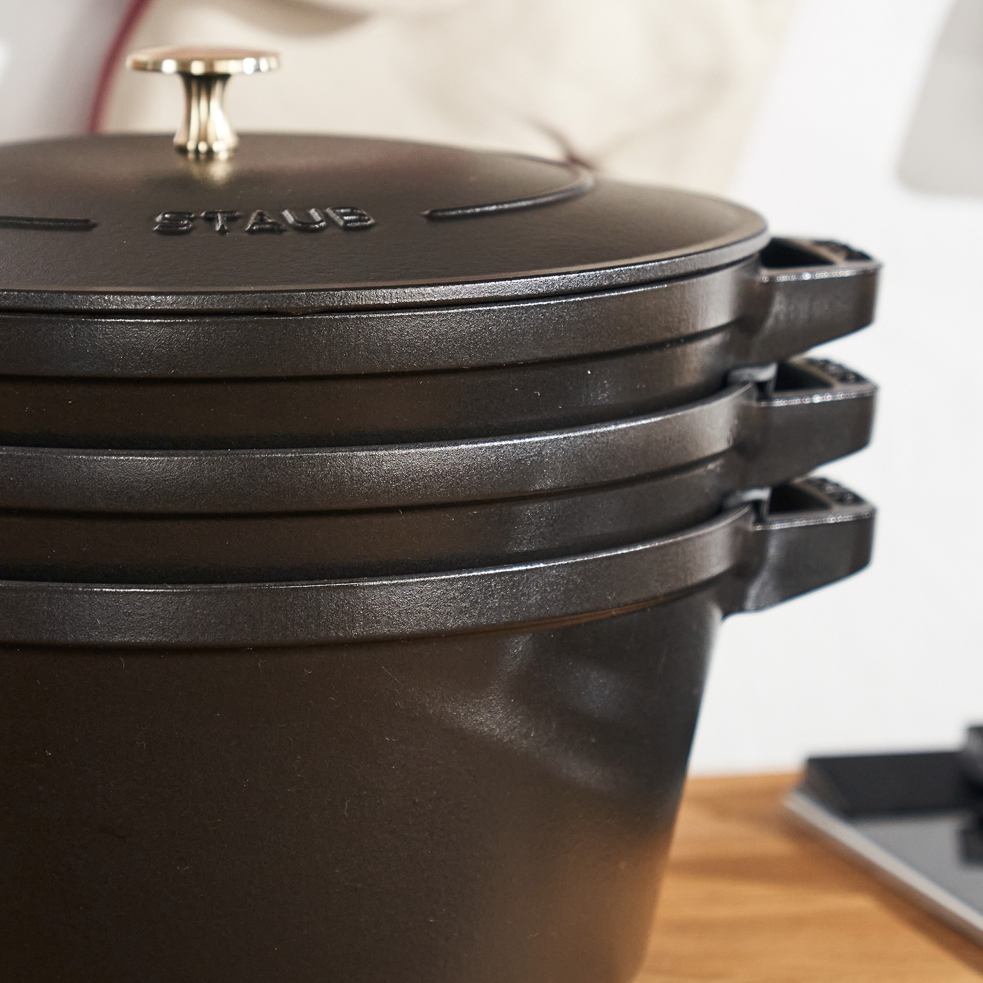 Staub Enameled Cast Iron Stackable Cookware Set