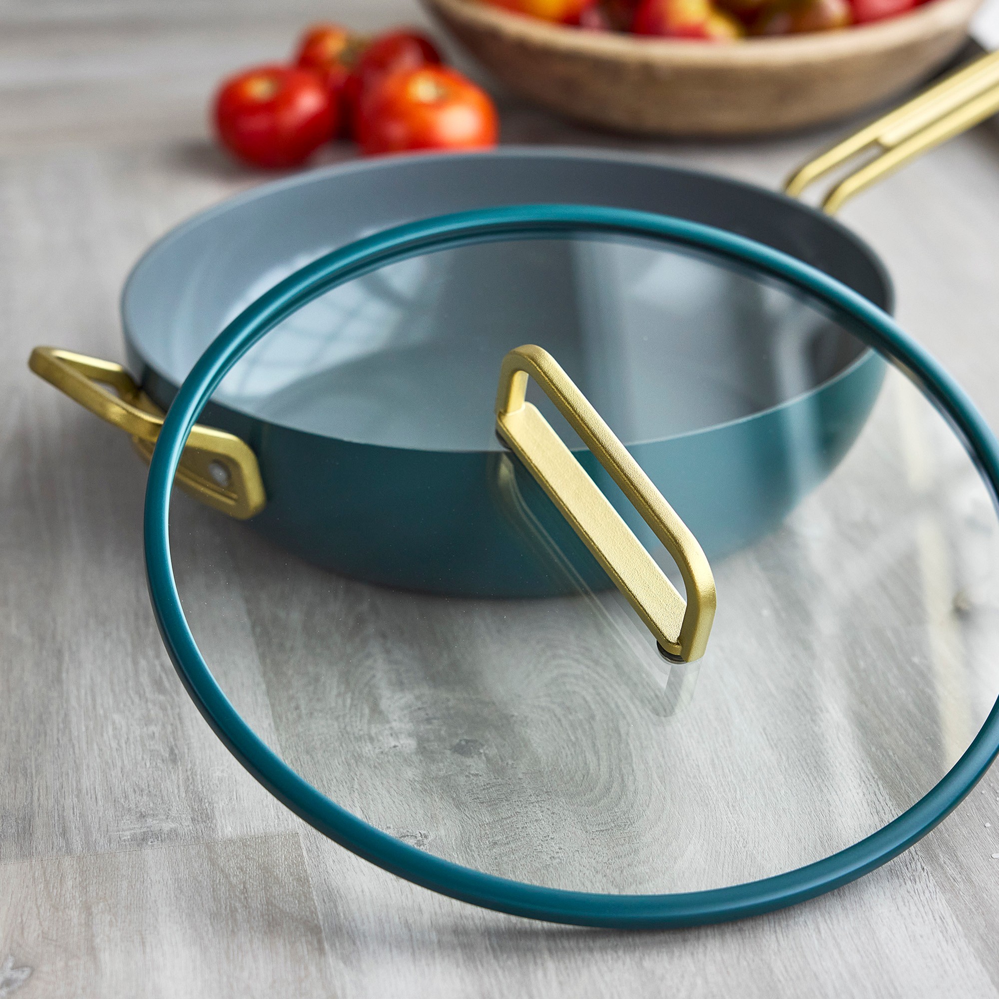 GreenPan™ Stanley Tucci™ Ceramic Nonstick Junior Essential Stanley Pan, 4 1/2-Qt.