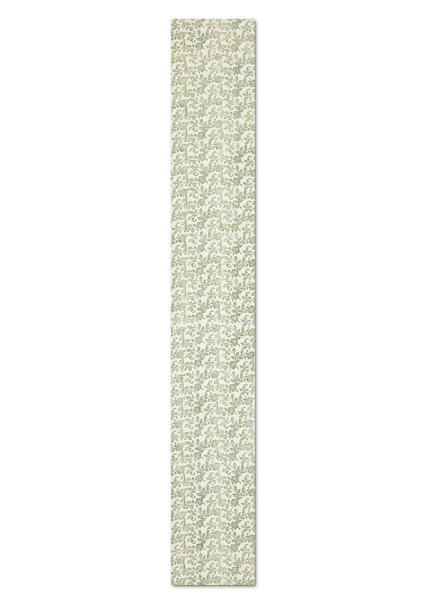 Dahlia Green Table Runner