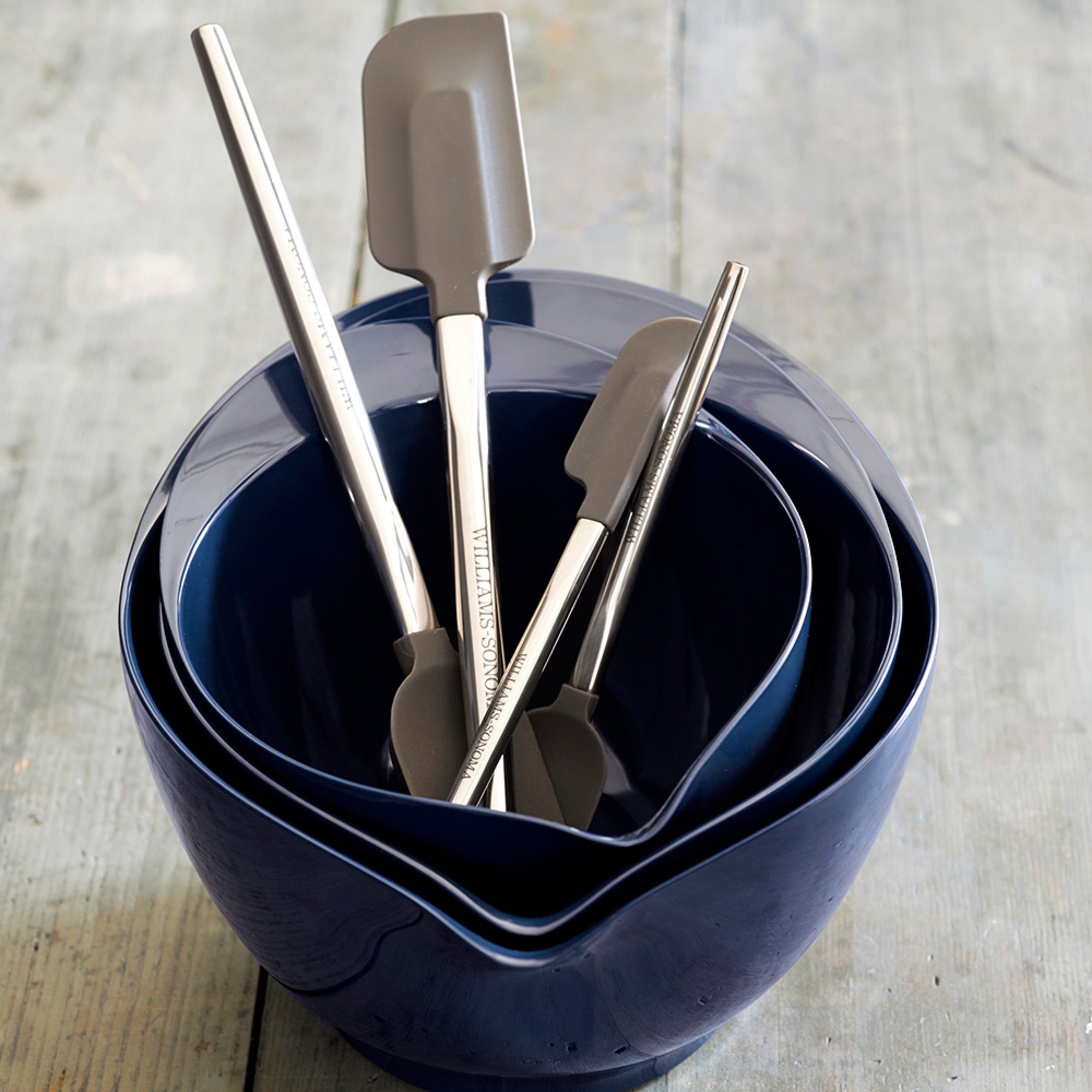 Williams Sonoma Silicone Spatula with Stainless-Steel Handle