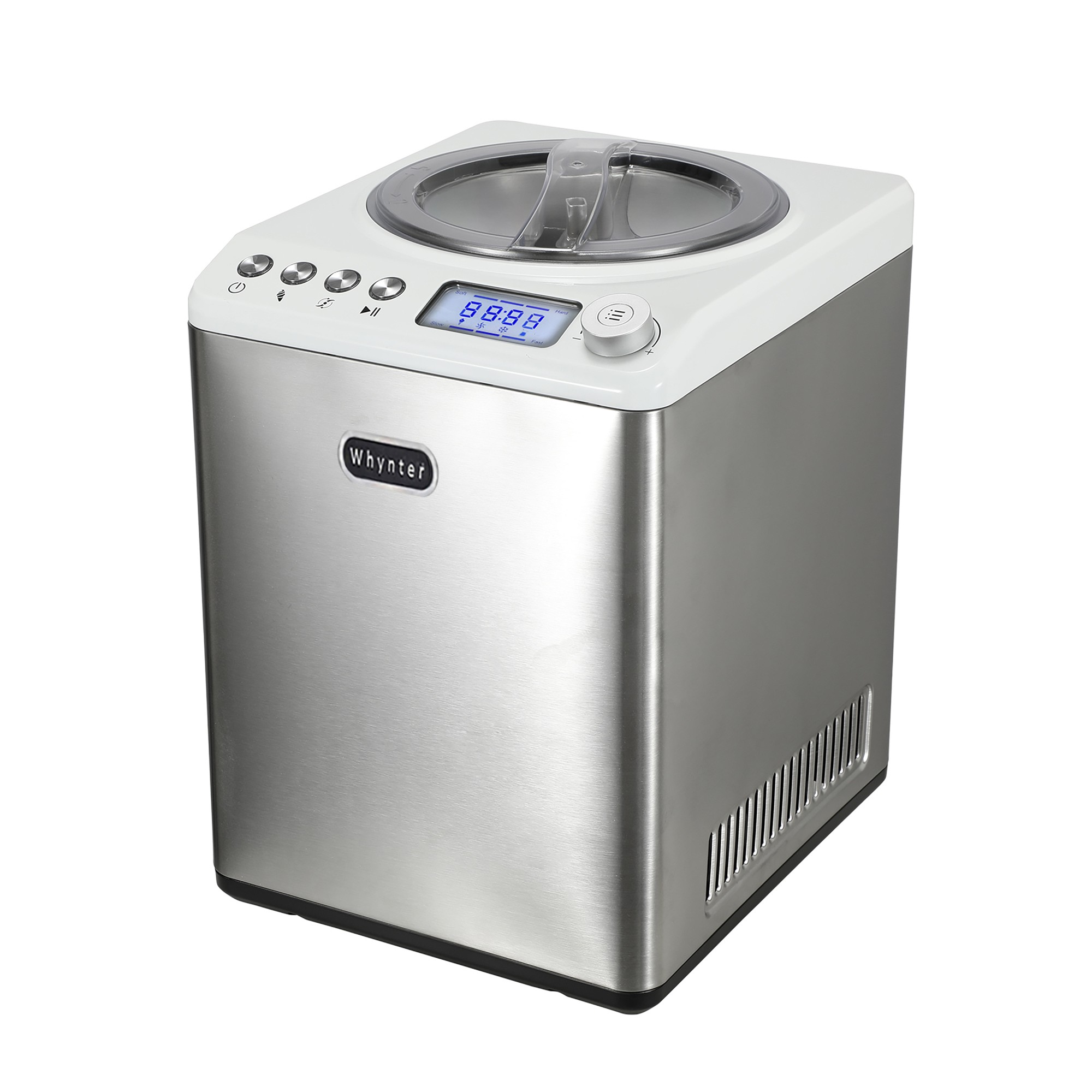 Whynter Upright Compressor Ice Cream Maker with Stainless Steel Bowl & Churn Blade