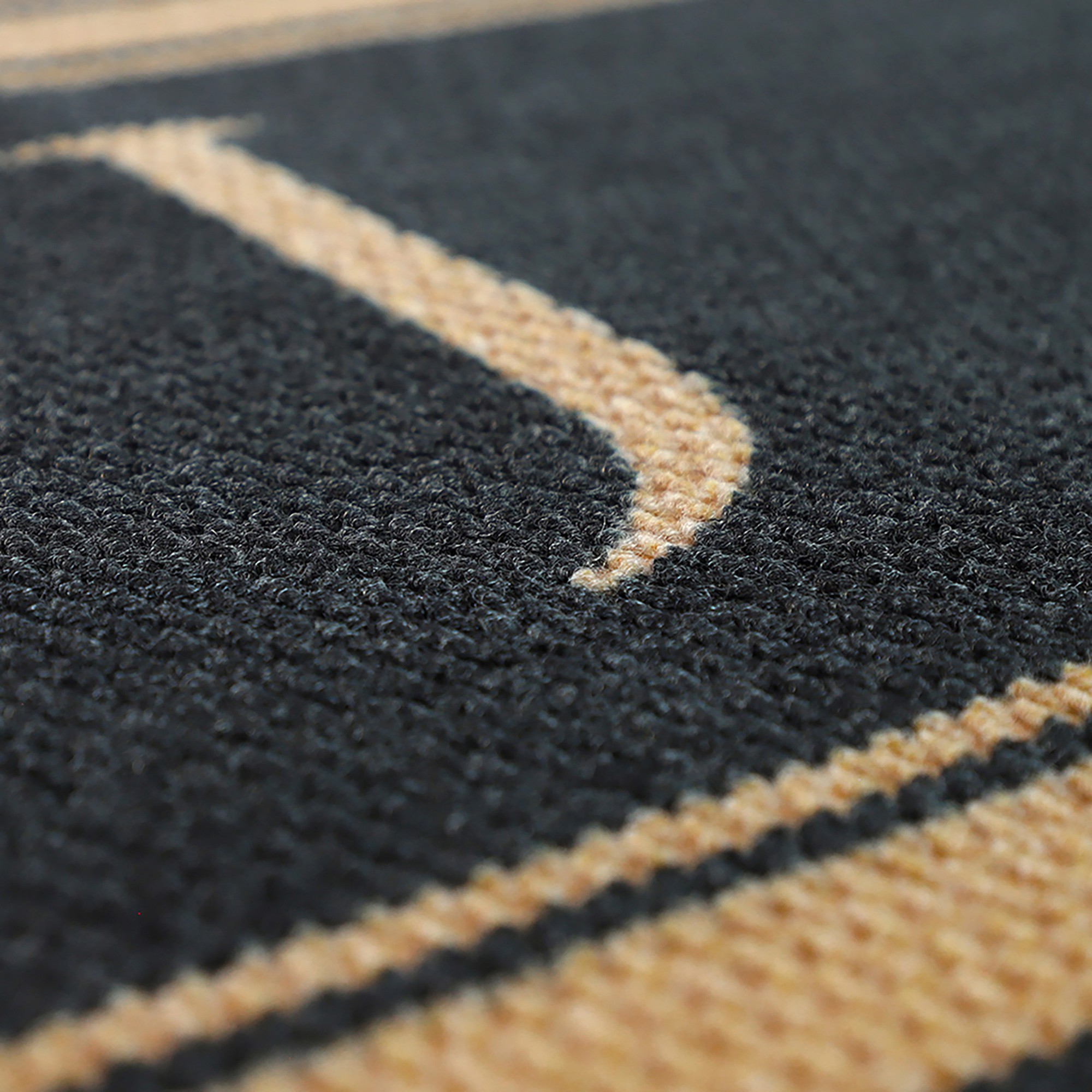 Neighburly Initial Stripes Indoor/Outdoor Monogram Doormat