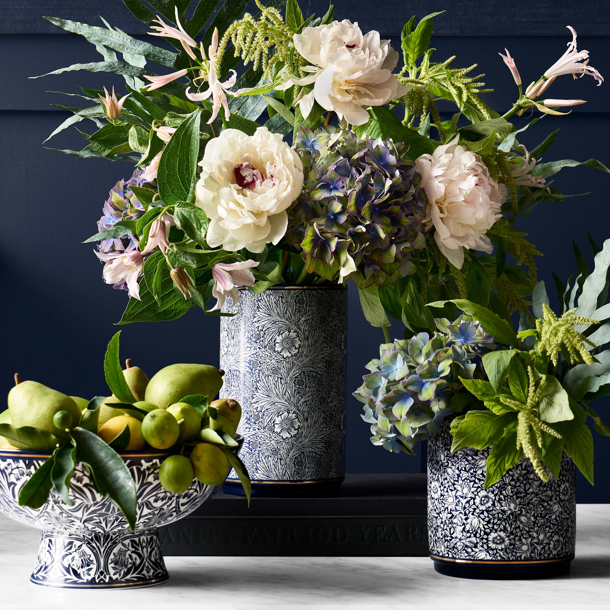 Morris & Co. x Williams Sonoma Bluebell Fruit Bowl