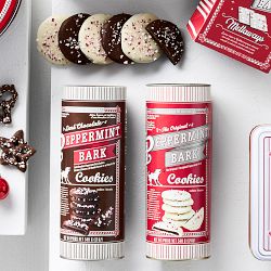 Williams Sonoma Dark Chocolate Peppermint Bark Cookies