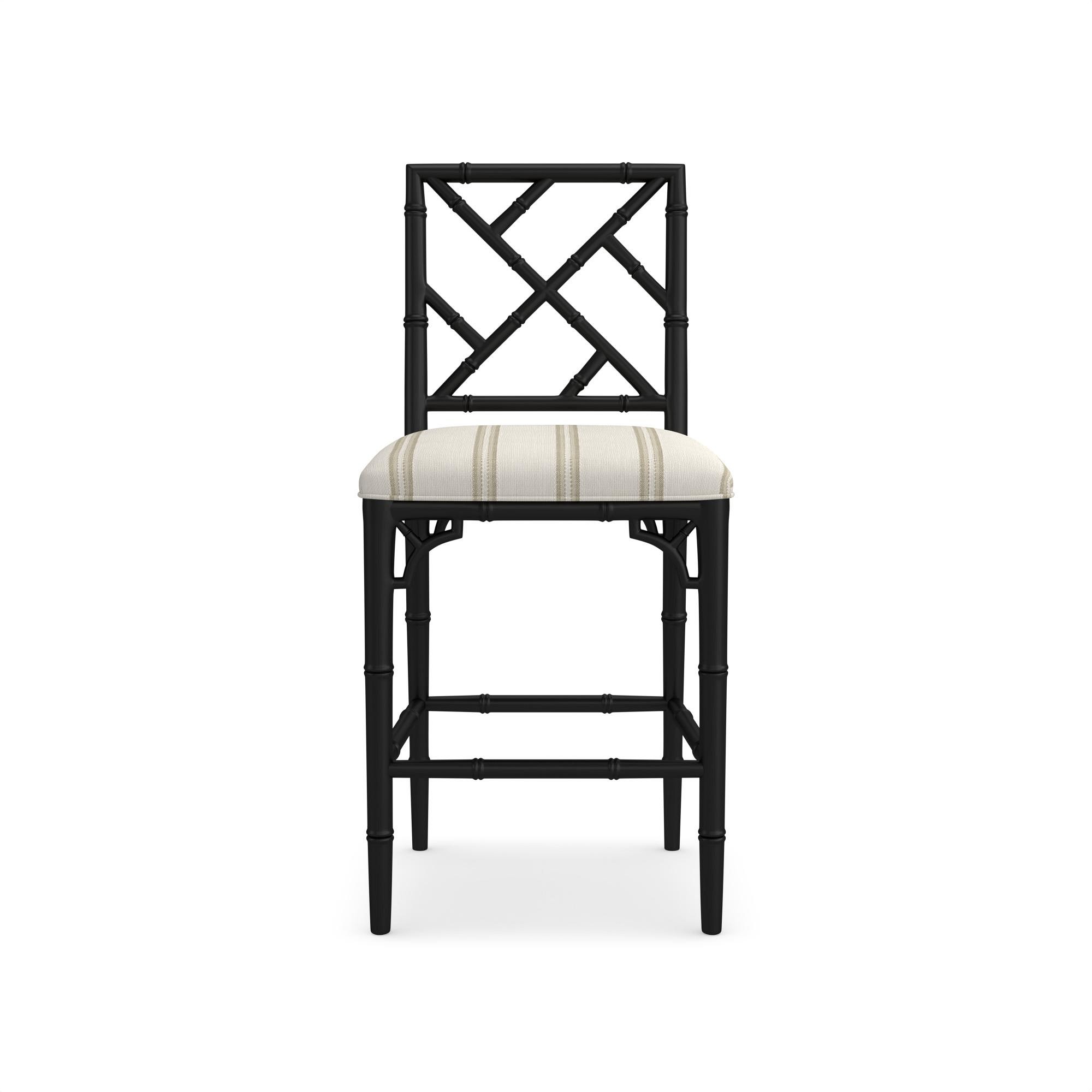 Chippendale Upholstered Bistro Counter Stool