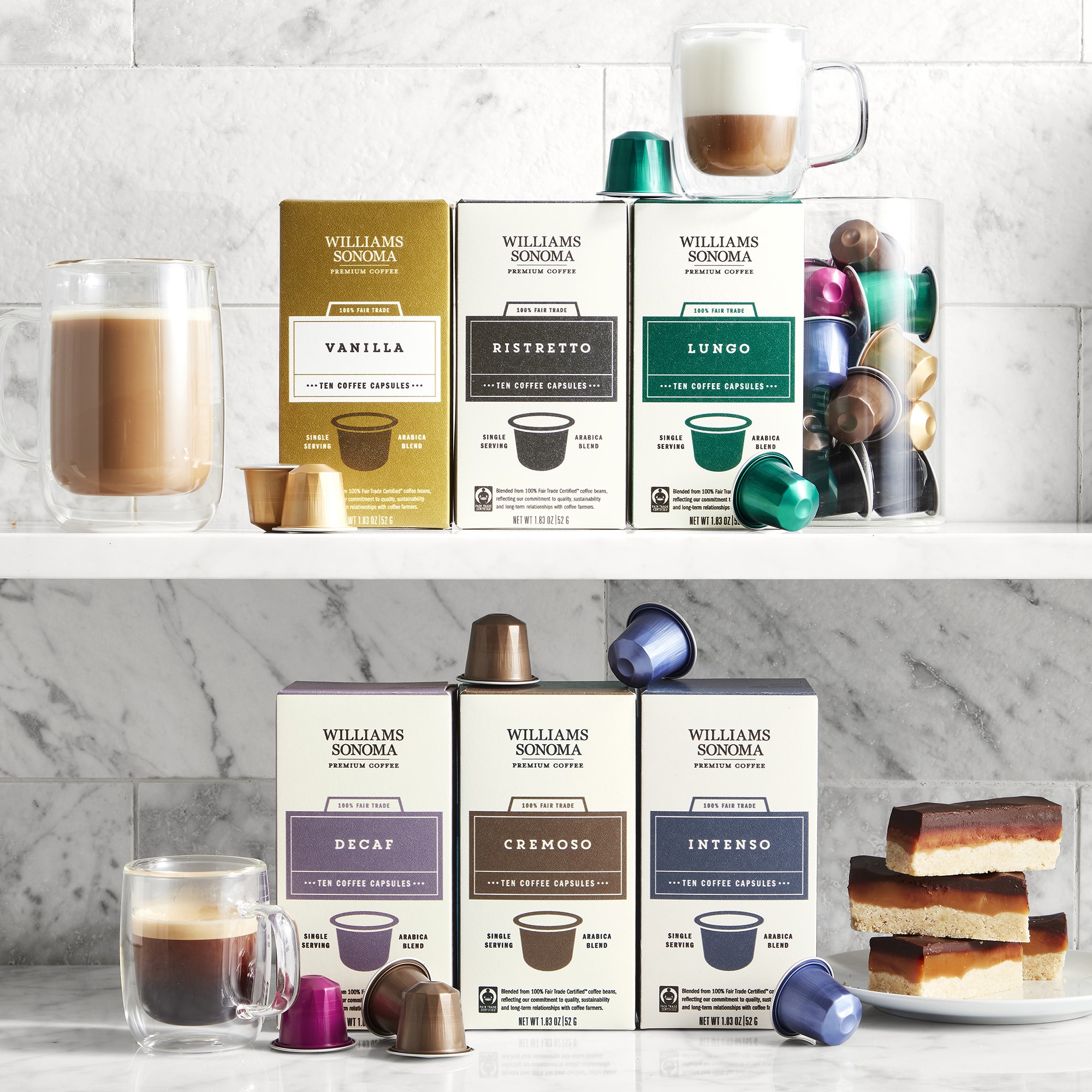Double-Wall Glass Coffee Mugs, Small