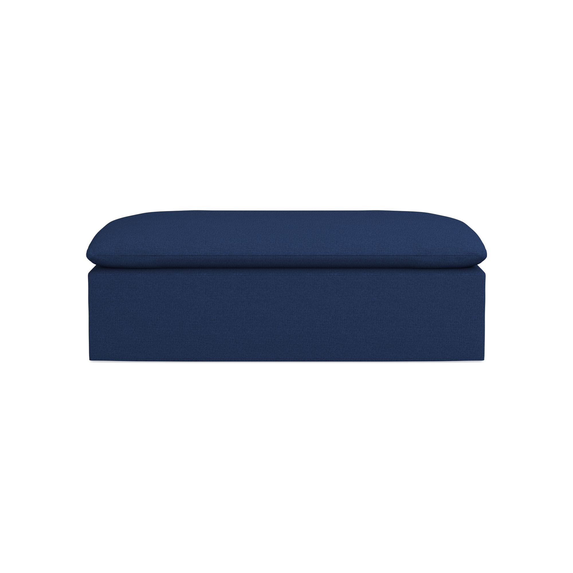 Laguna Slipcovered Coffee Table Ottoman (57