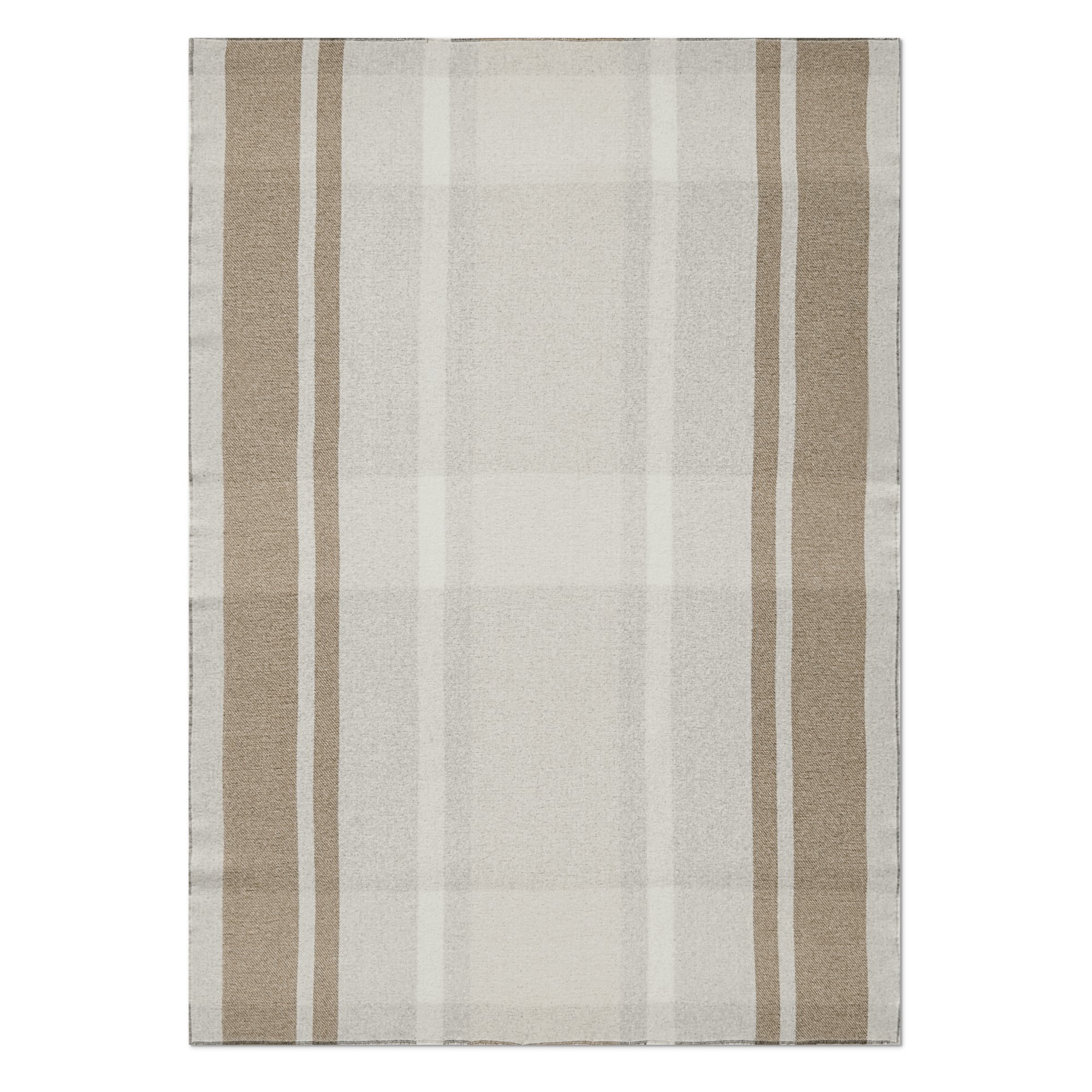 Cashmere Plaid Double Side Throw