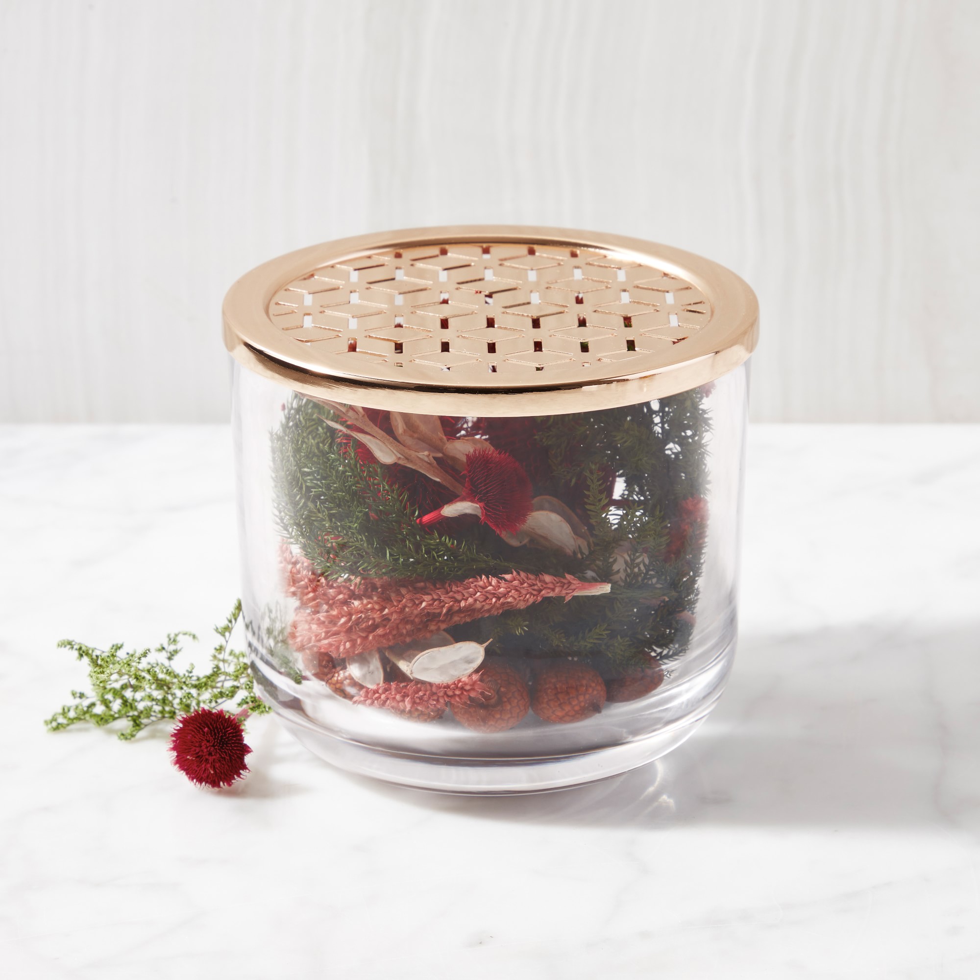 Home Fragrance Potpourri Jar, Jasmine & Yuzu