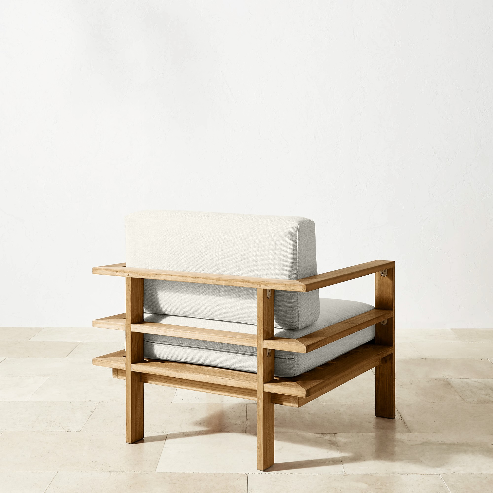 Ojai Outdoor Natural Teak Club Chair