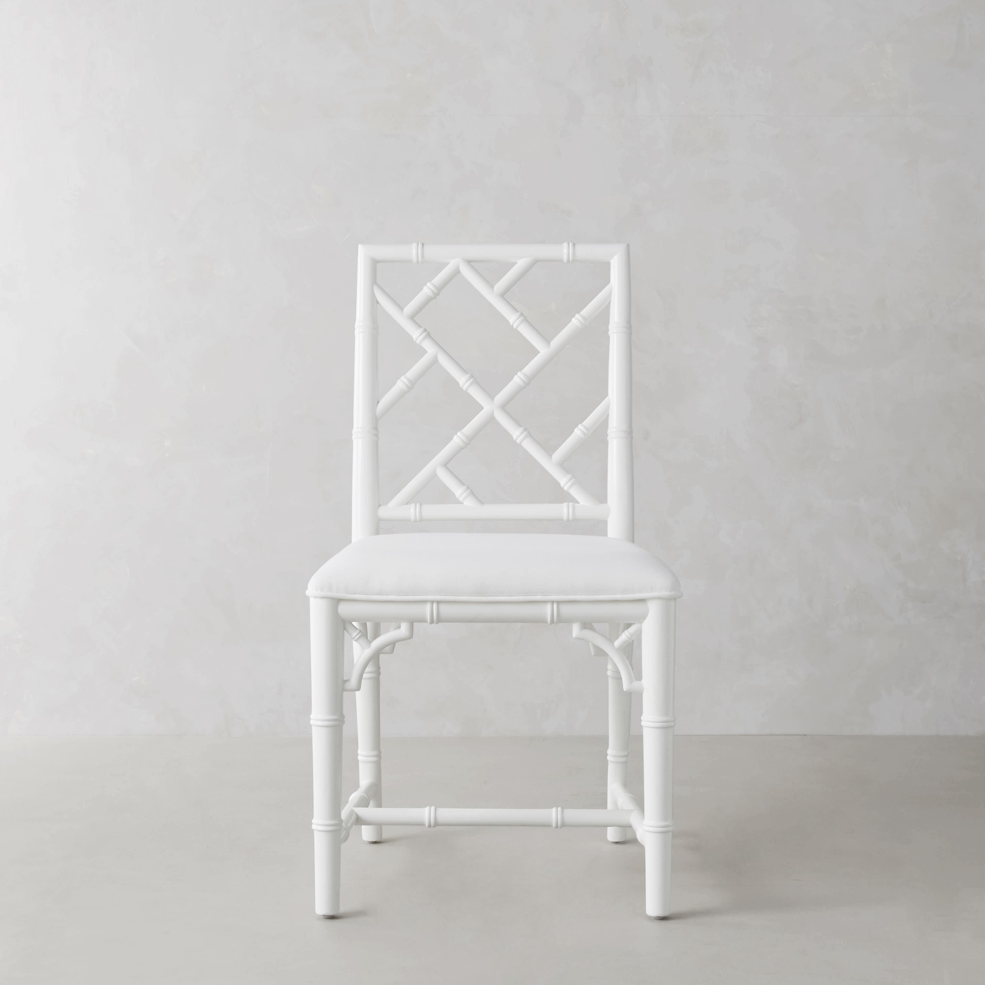 Chippendale Upholstered Bistro Side Chair