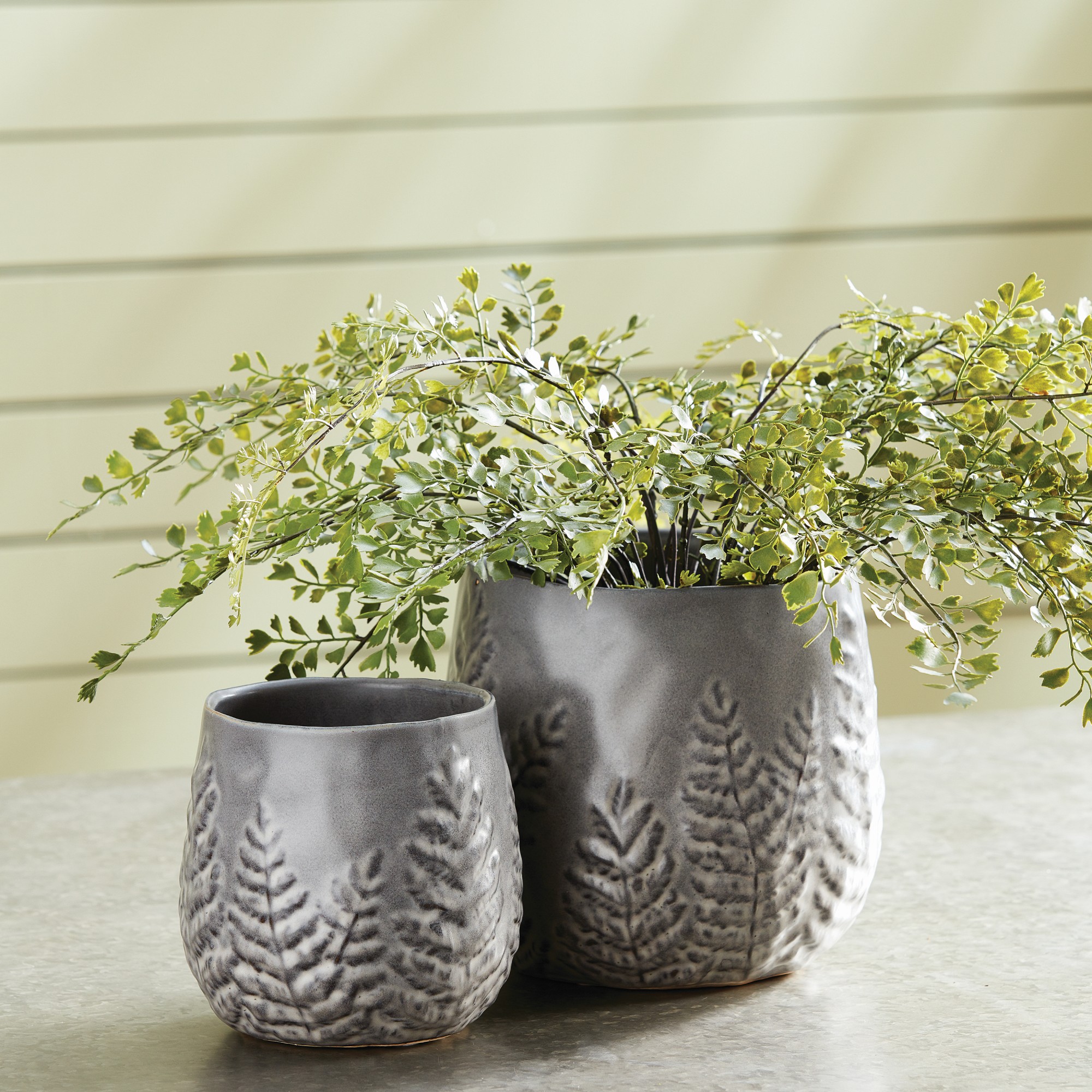 Faux Maidenhair Fern Drop-In, 18