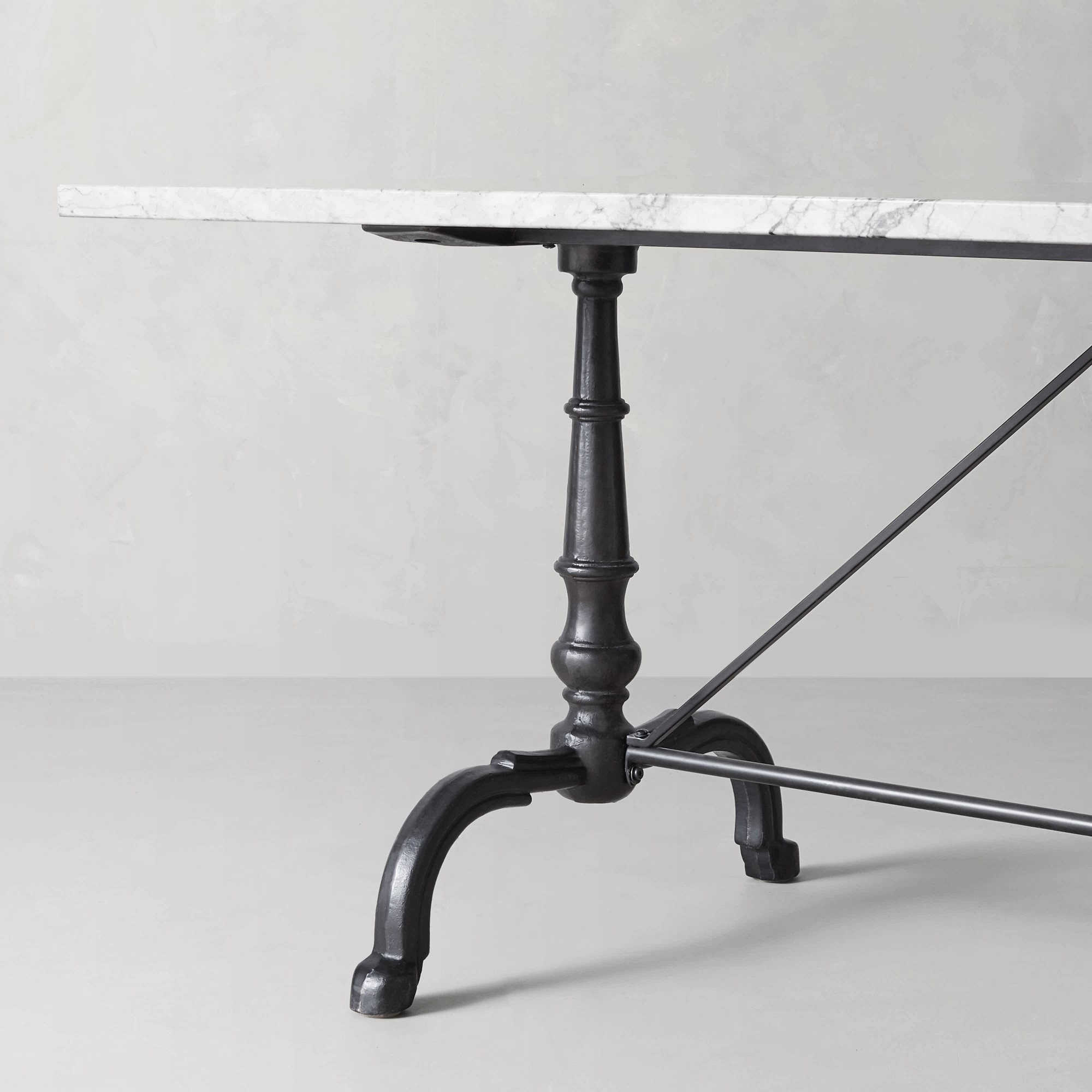La Coupole Rectangular Iron Bistro Table (72