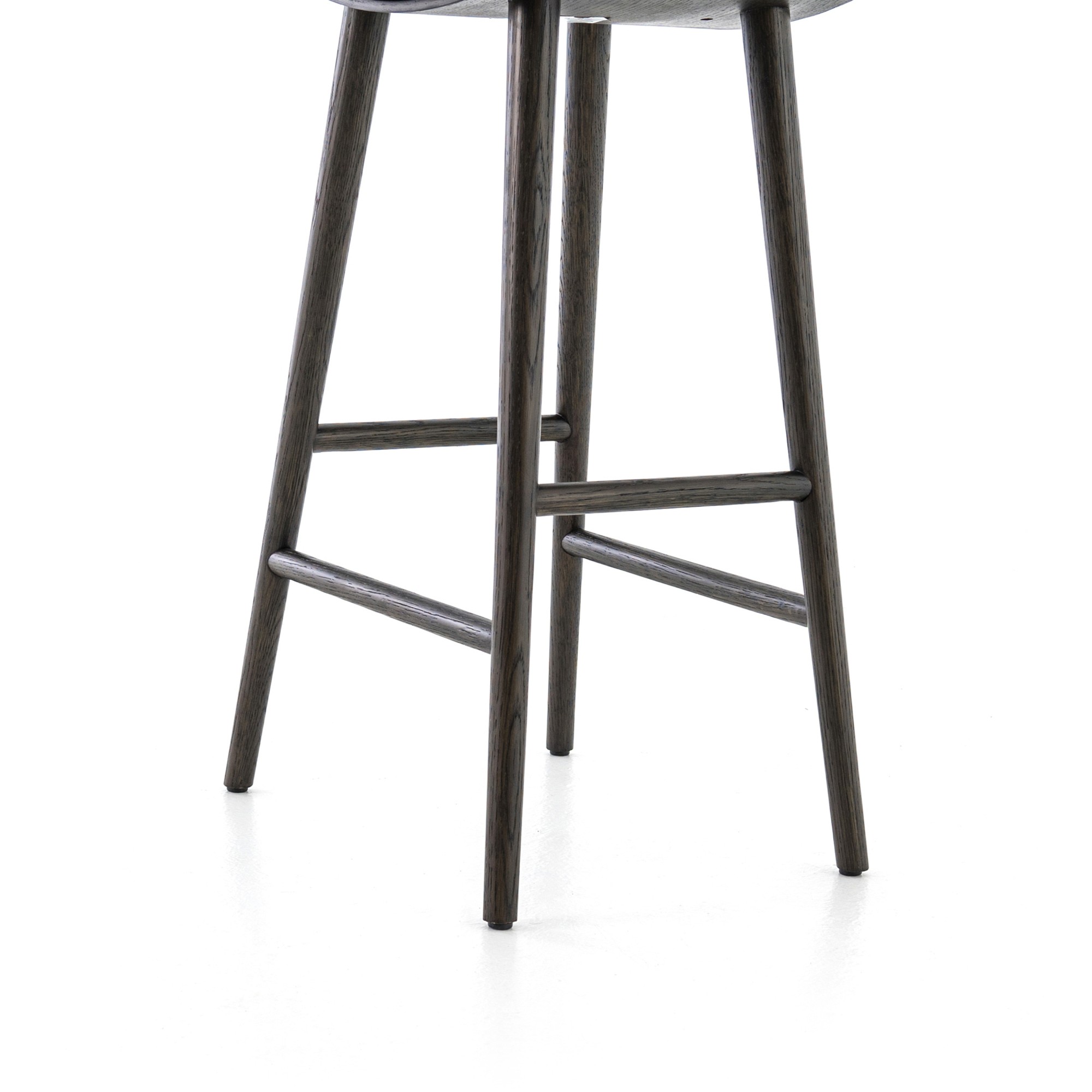 Andalusia Upholstered Saddle Backless Stool
