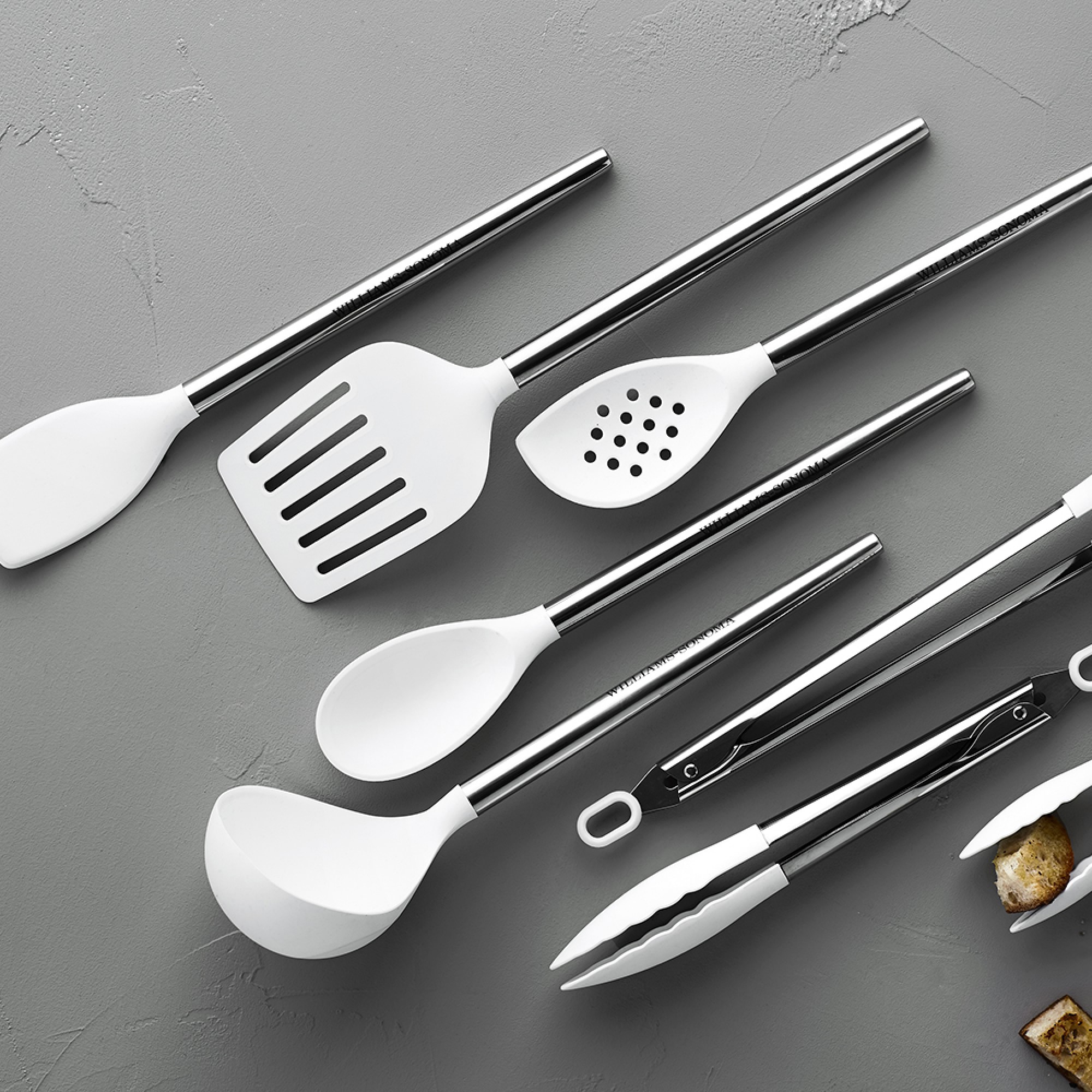 Williams Sonoma Stainless-Steel Silicone Ladle